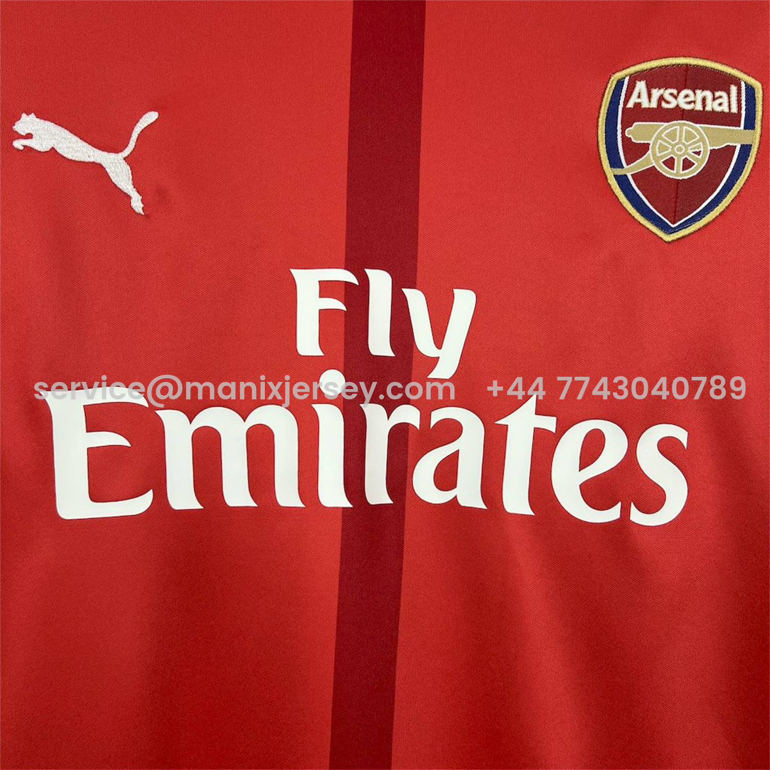 ManixJersey.com | Retro Arsenal 2016-17 Home Jersey -Customize Name, Number and Patch | Worldwide Shipping