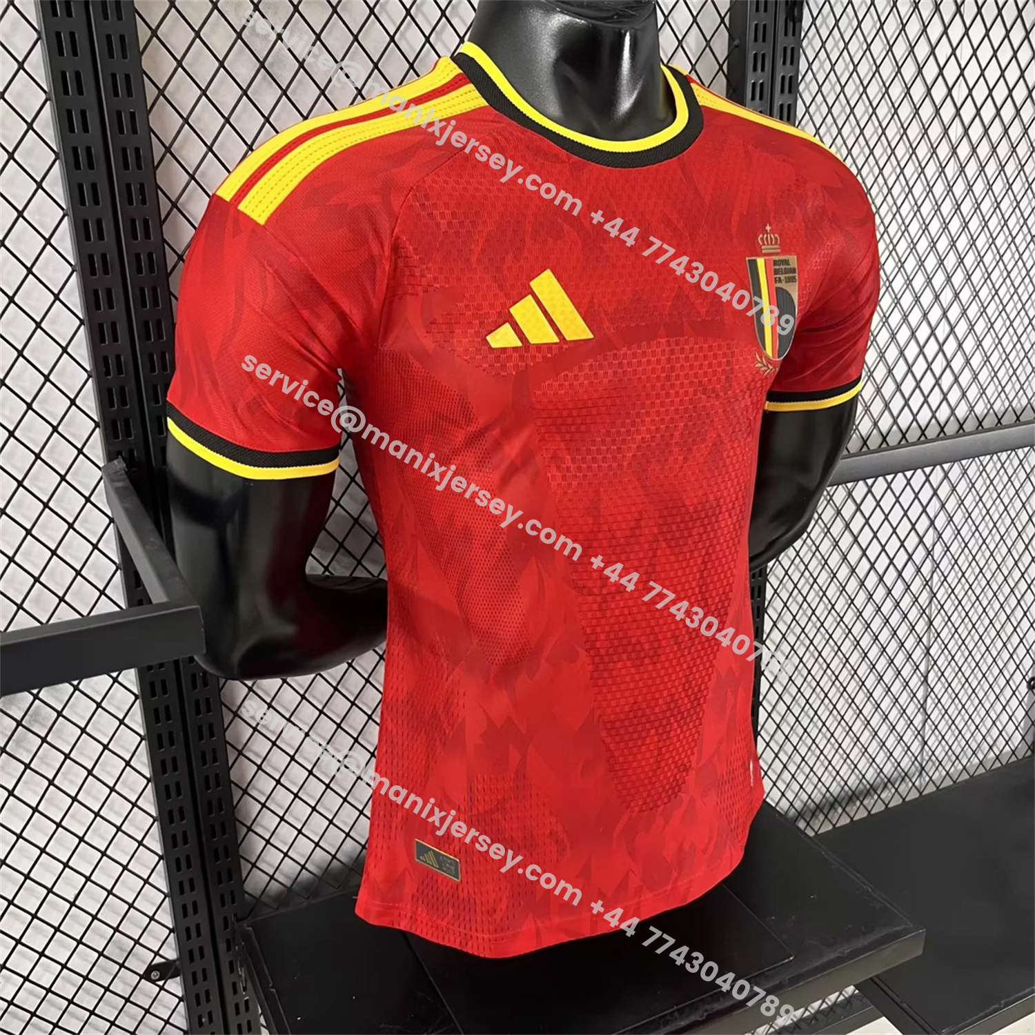 ManixJersey.com | Belgium 2026 Home Jersey (Leaked Version) - Player Version -Customize Name, Number and Patch | Worldwide Shipping
