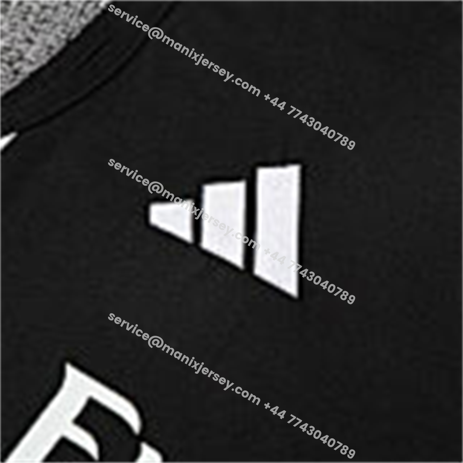 ManixJersey.com | Real Madrid 25-26 Vest Training Set - Black And Light Grey Vest & Black Shorts -Customize Name, Number and Patch | Worldwide Shipping