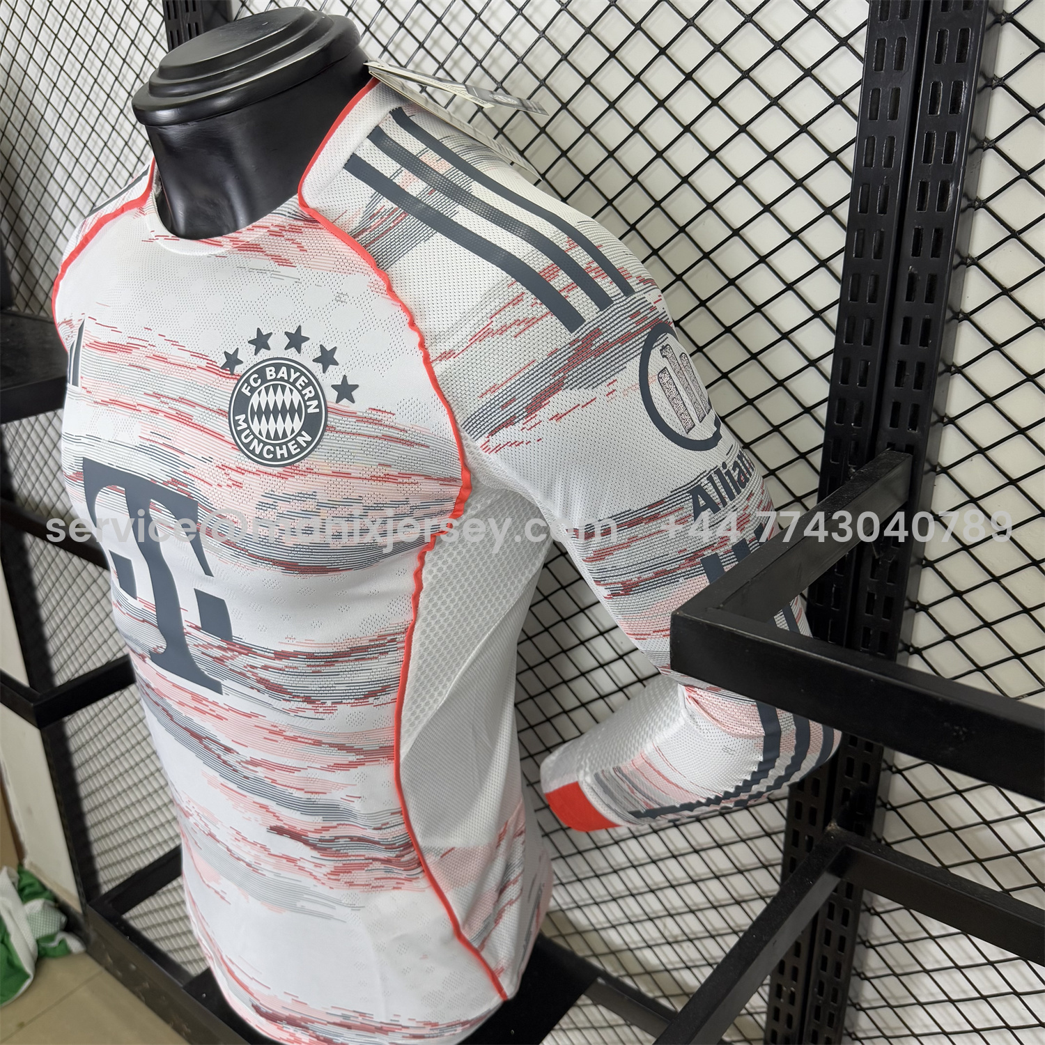 ManixJersey.com | Bayern Munich 25-26 Away Long Sleeves Jersey - Player Version -Customize Name, Number and Patch | Worldwide Shipping