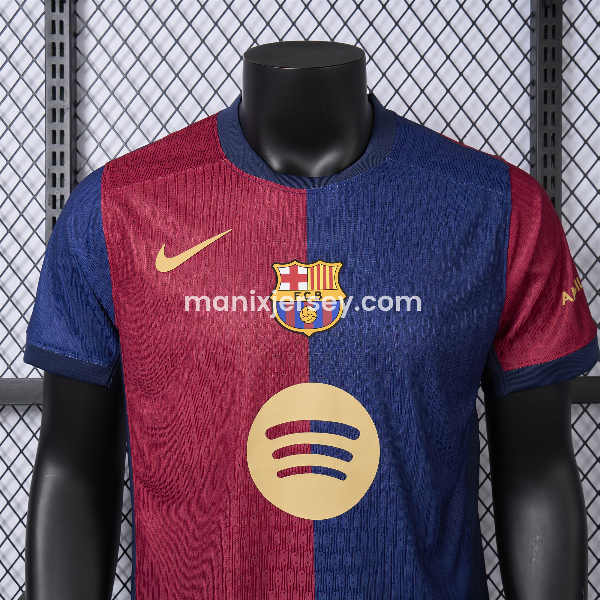 ManixJersey.com | 【Copa del Rey Patch Set】Barcelona 24-25 Home Jersey - Player Version -Customize Name, Number and Patch | Worldwide Shipping