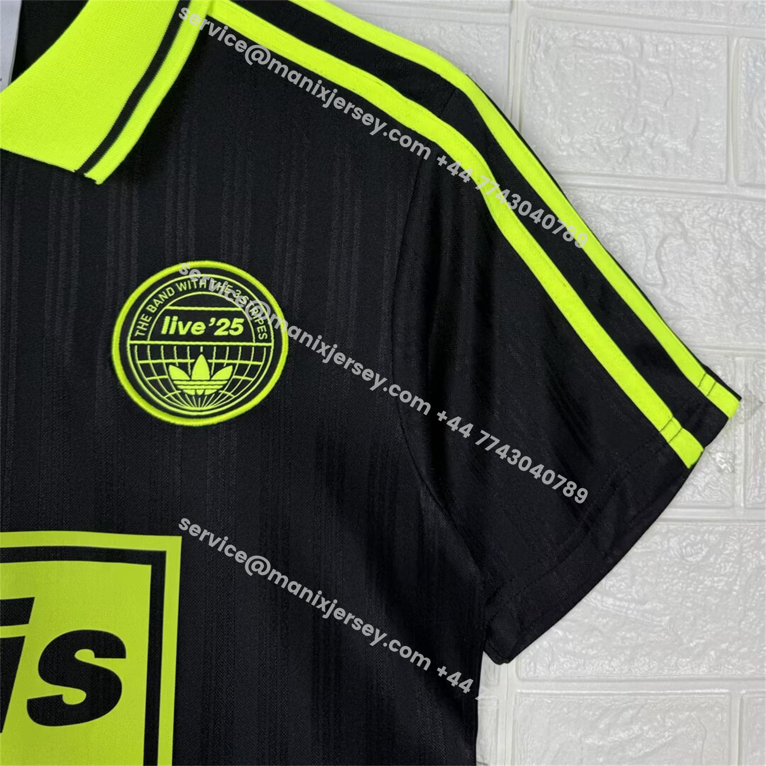 ManixJersey.com | Bohemian 25-26 Oasis Originals Tour Black And Green Jersey - Fans Version -Customize Name, Number and Patch | Worldwide Shipping