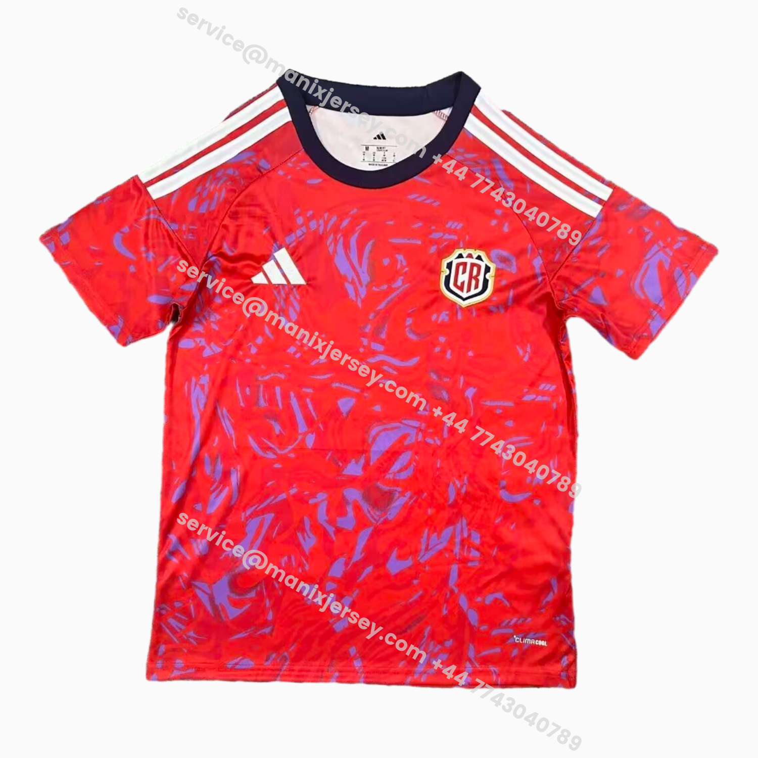 ManixJersey.com | Costa Rica 2026 Home Jersey - Fans Version -Customize Name, Number and Patch | Worldwide Shipping