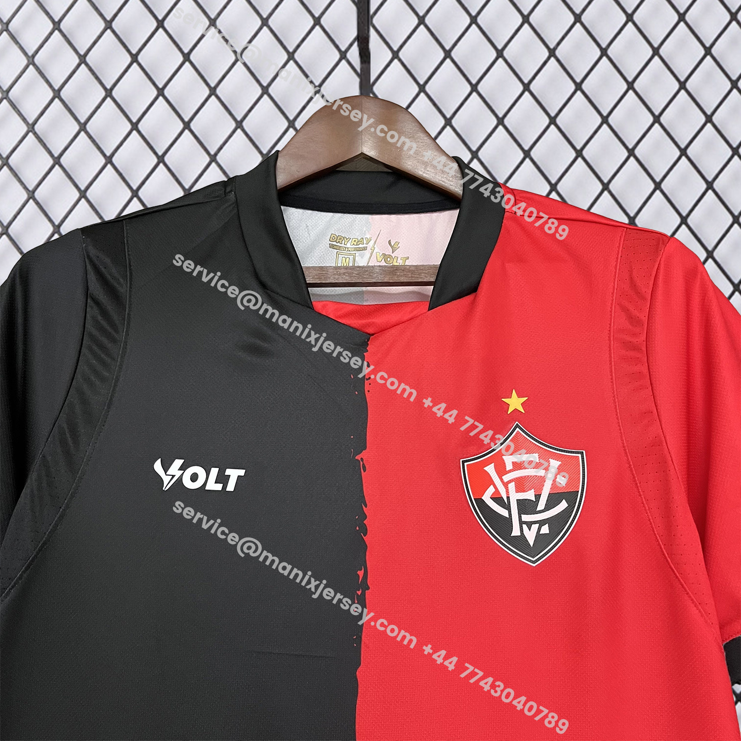 ManixJersey.com | Esporte Clube Vitória 25-26 Third Black Jersey - Fans Version -Customize Name, Number and Patch | Worldwide Shipping