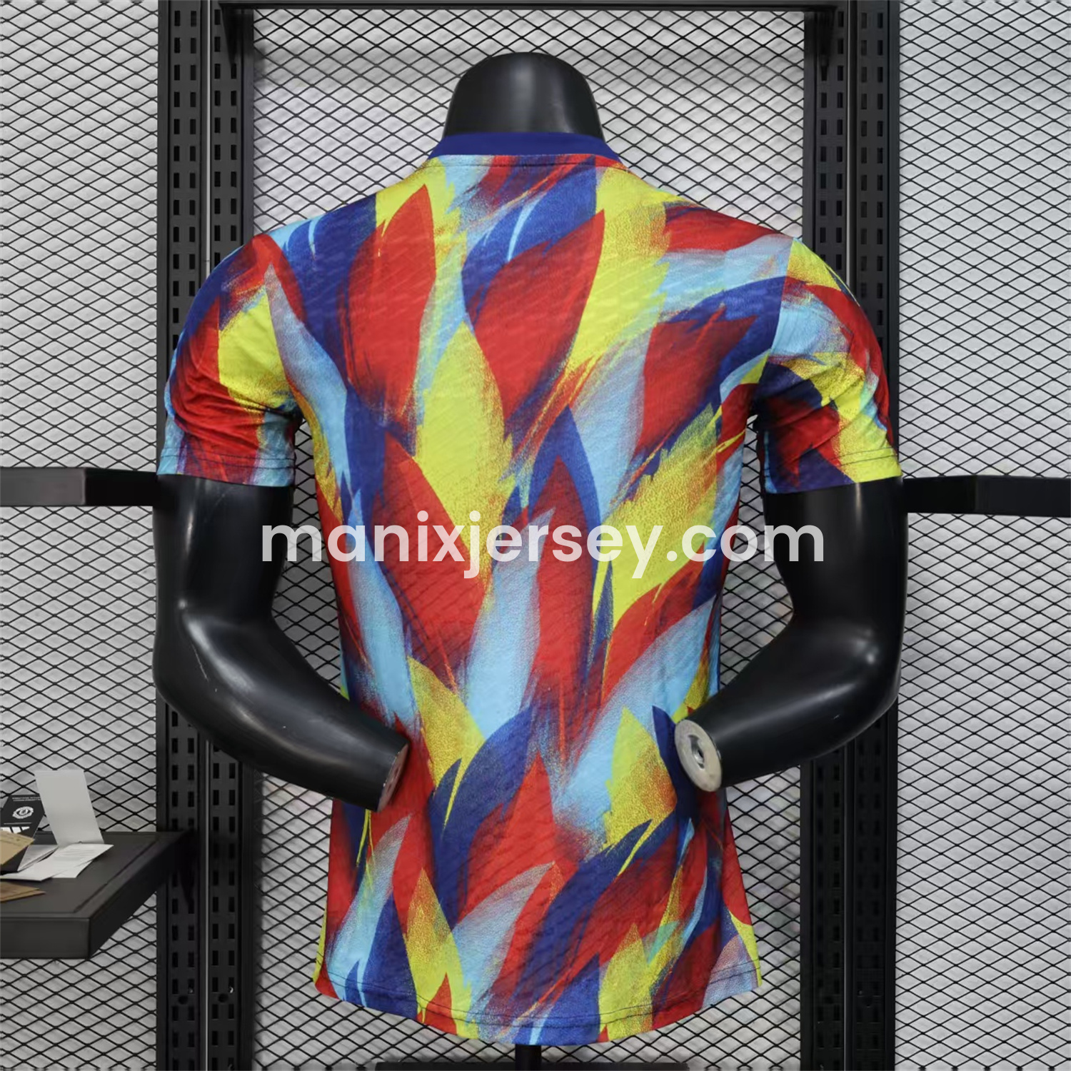 ManixJersey.com | Arsenal 25-26 Colorful Flame Graffiti Pre-match Training Jersey - Player Version -Customize Name, Number and Patch | Worldwide Shipping