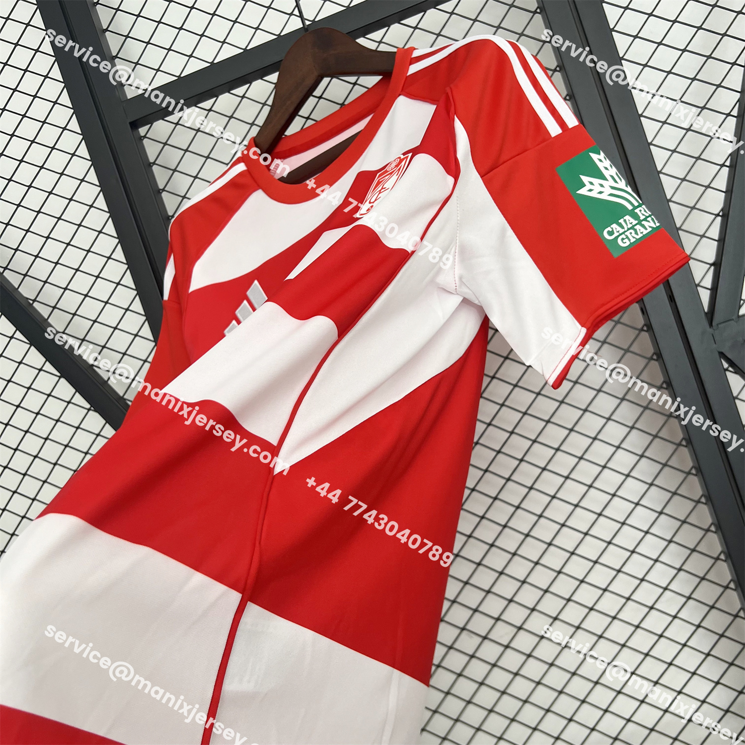 ManixJersey.com | Granada CF 25-26 Home Jersey - Fans Version -Customize Name, Number and Patch | Worldwide Shipping