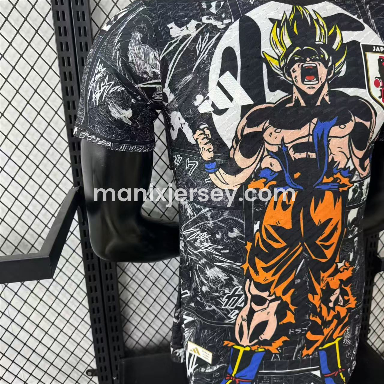 ManixJersey.com | Japan 25-26 Muscle Saiyan Black Special Jersey - Player Version -Customize Name, Number and Patch | Worldwide Shipping