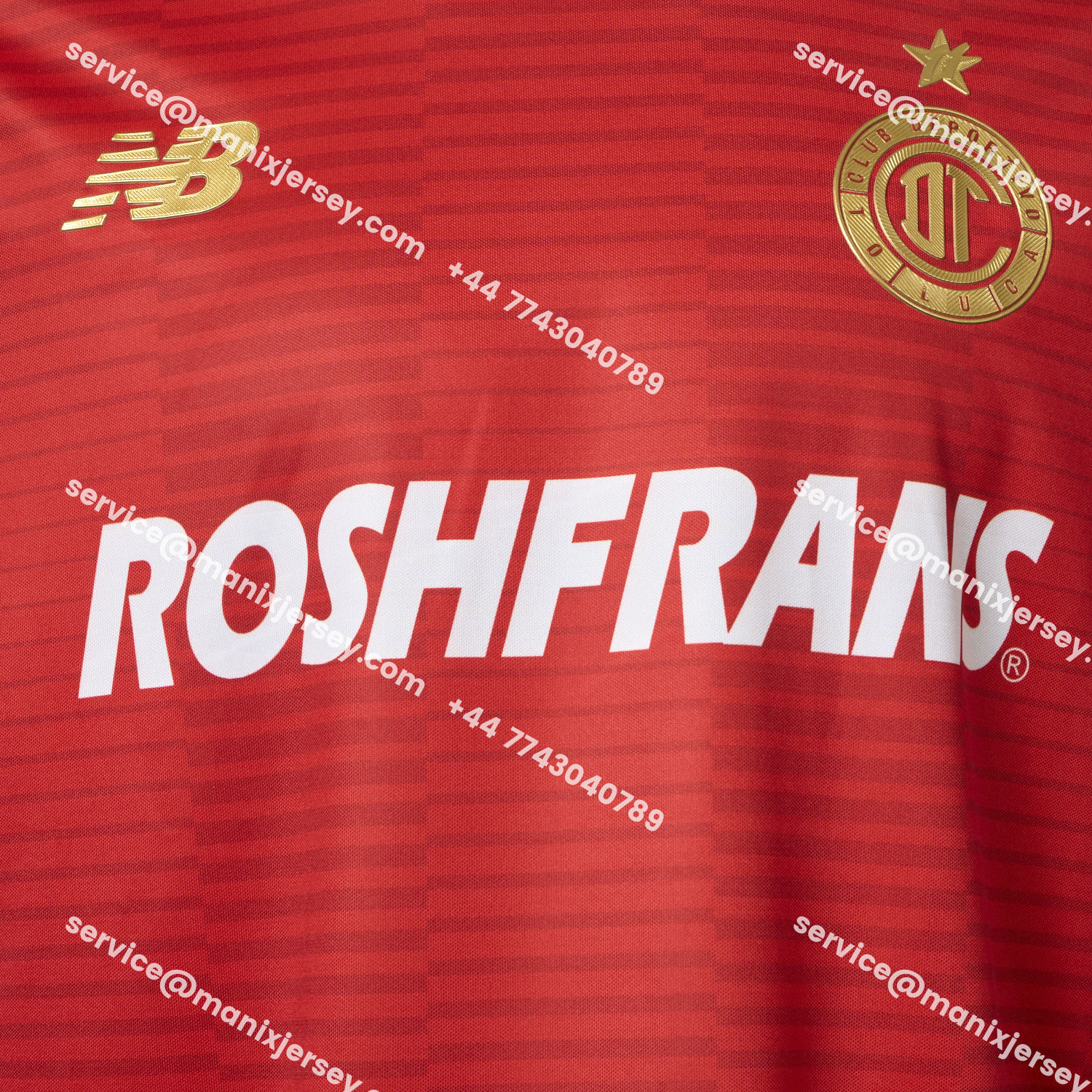 ManixJersey.com | Toluca 25-26 Home Long Sleeves Jersey - Player Version -Customize Name, Number and Patch | Worldwide Shipping