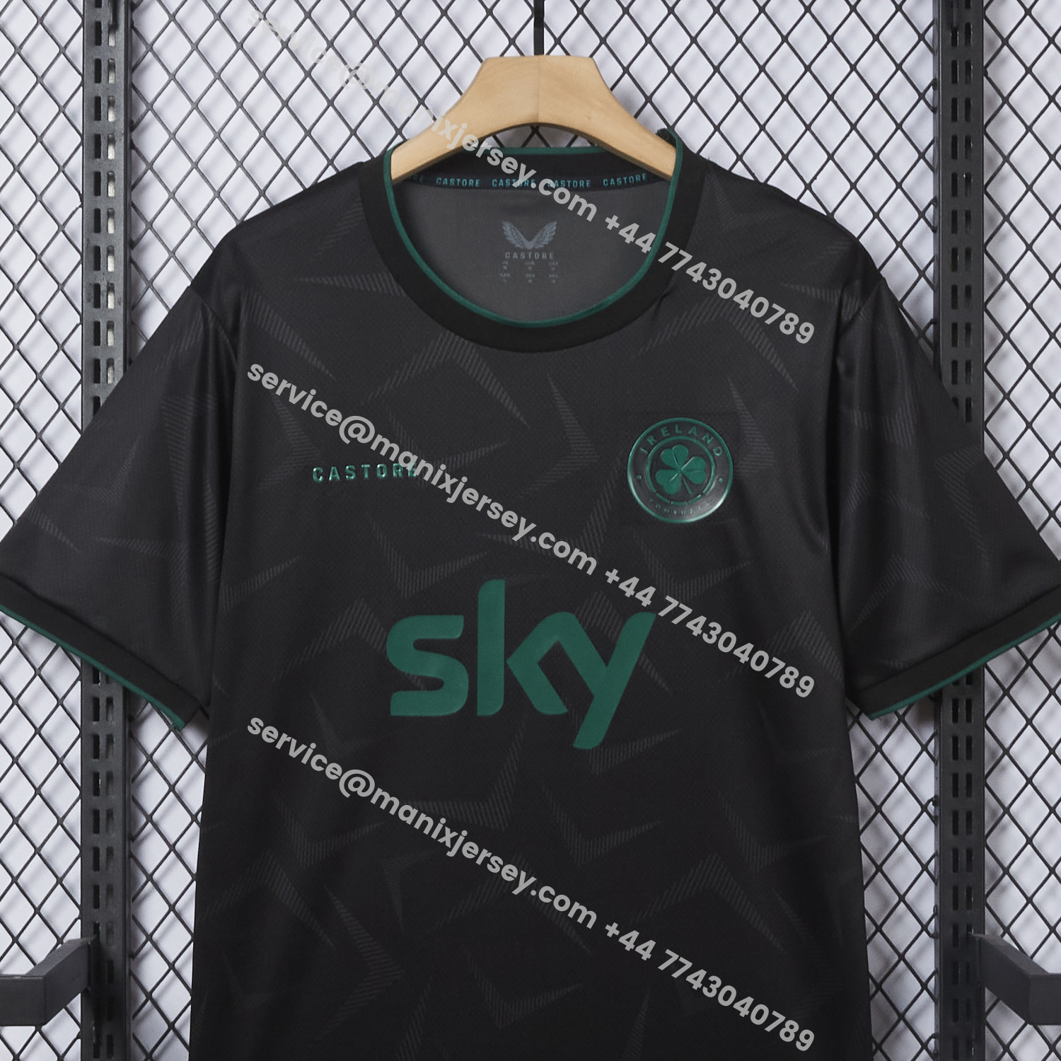 ManixJersey.com | Ireland 2026 Stealth Black Special Jersey - Fans Version -Customize Name, Number and Patch | Worldwide Shipping