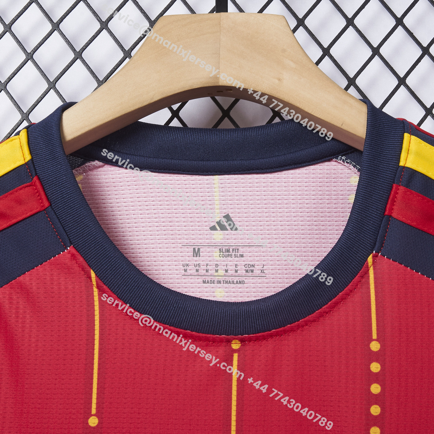 ManixJersey.com | Spain 2026 Home Red Jersey (Leaked Version) - Fans Version -Customize Name, Number and Patch | Worldwide Shipping