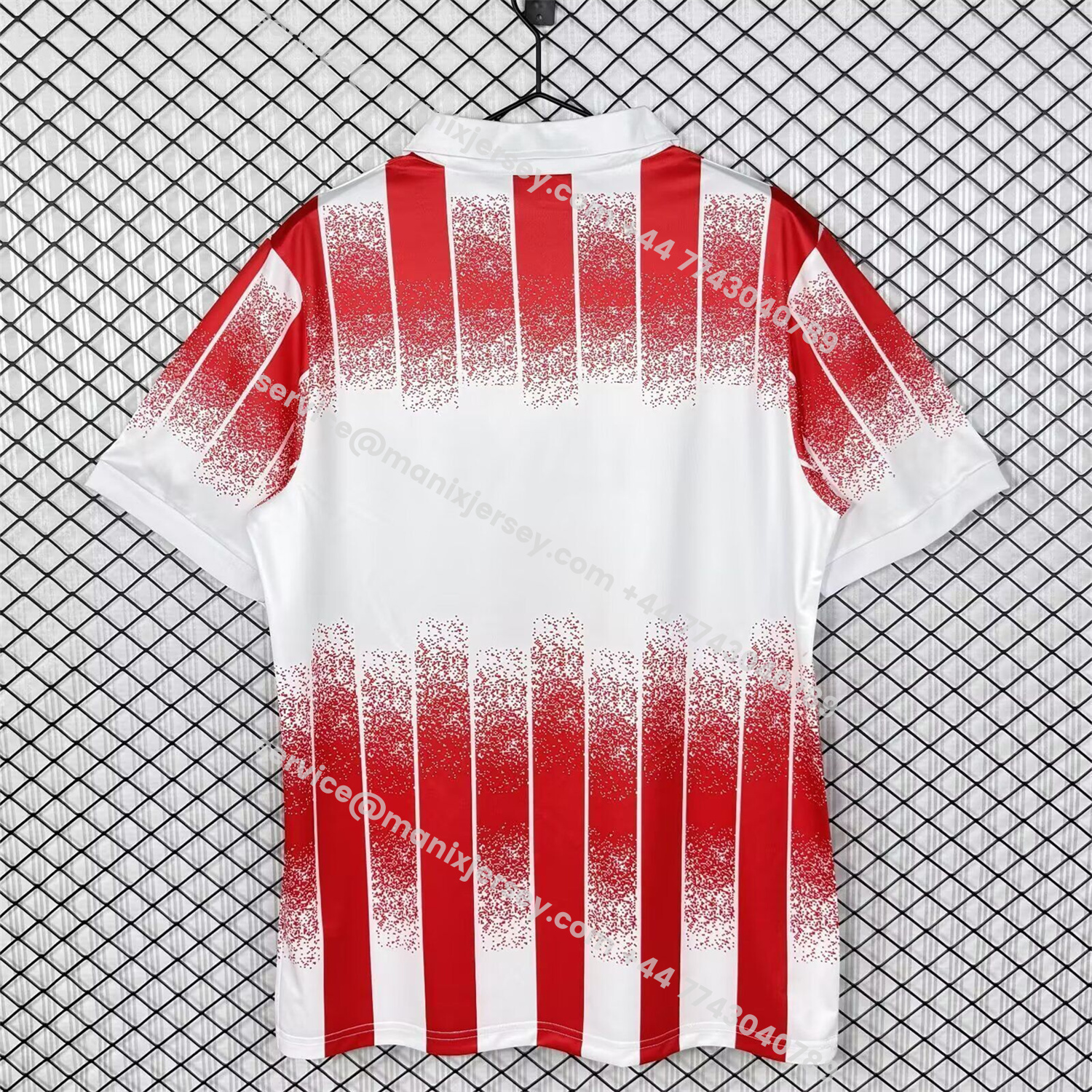 ManixJersey.com | Retro AS Cannes 1991-92 Home Jersey -Customize Name, Number and Patch | Worldwide Shipping