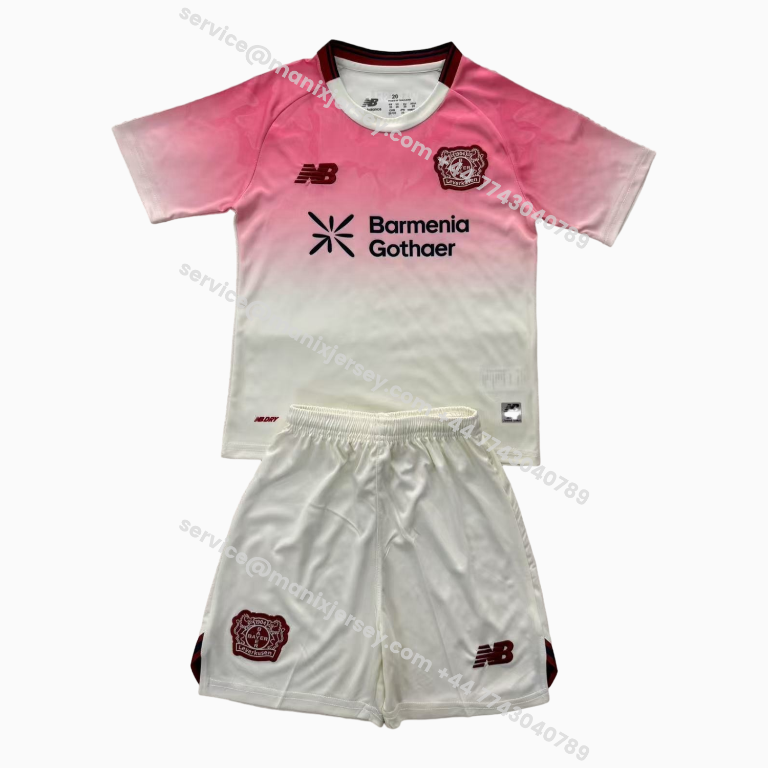 ManixJersey.com | Bayer 04 Leverkusen 25-26 Away Men's Adult Jersey Set - Fans Version -Customize Name, Number and Patch | Worldwide Shipping