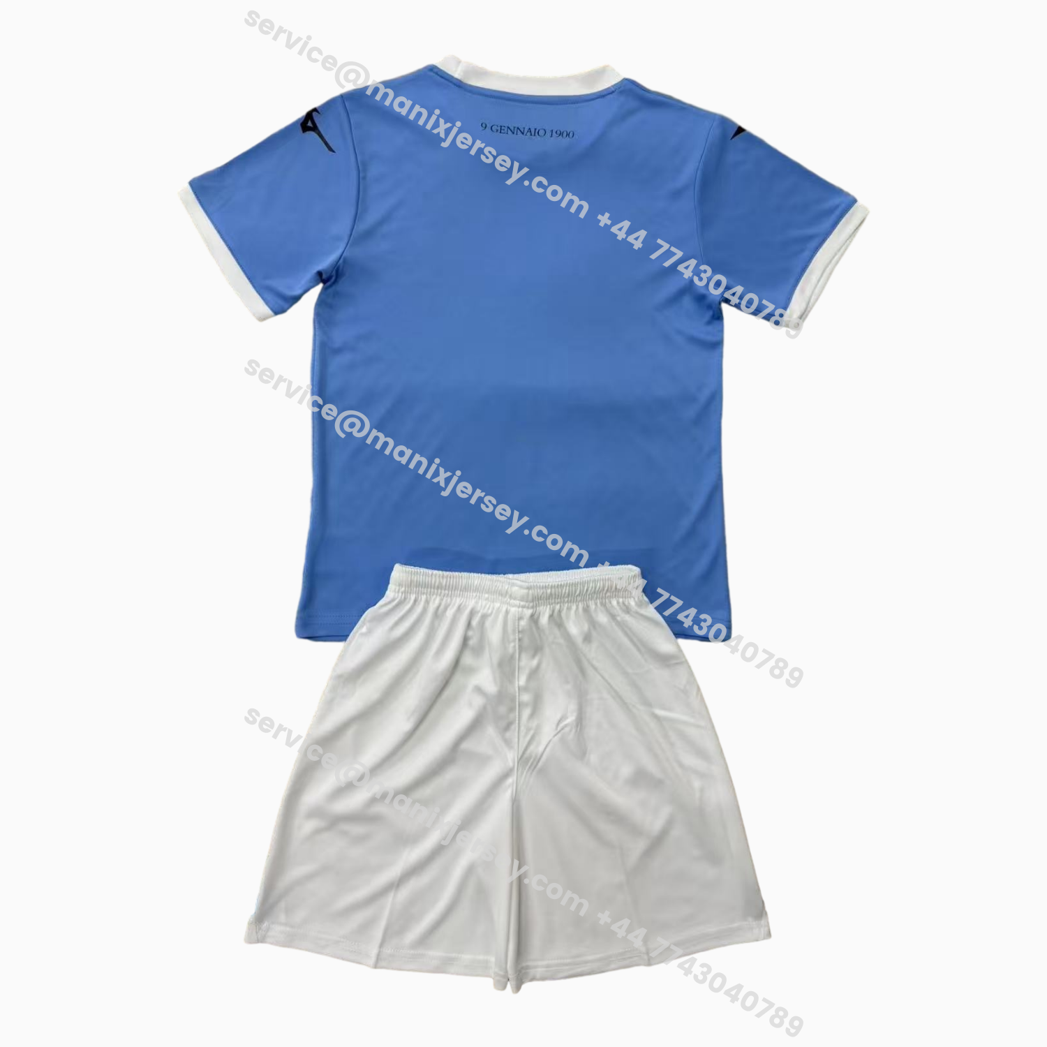 ManixJersey.com | Lazio 25-26 Home Kids Kit -Customize Name, Number and Patch | Worldwide Shipping