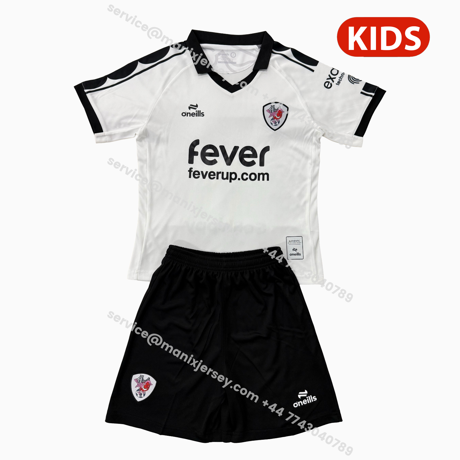ManixJersey.com | Bristol City 25-26 Away Kids Kit -Customize Name, Number and Patch | Worldwide Shipping