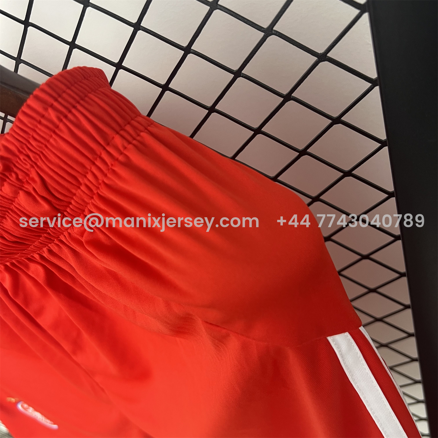 ManixJersey.com | Bayern Munich 25-26 Home Red Shorts - Fans Version -Customize Name, Number and Patch | Worldwide Shipping
