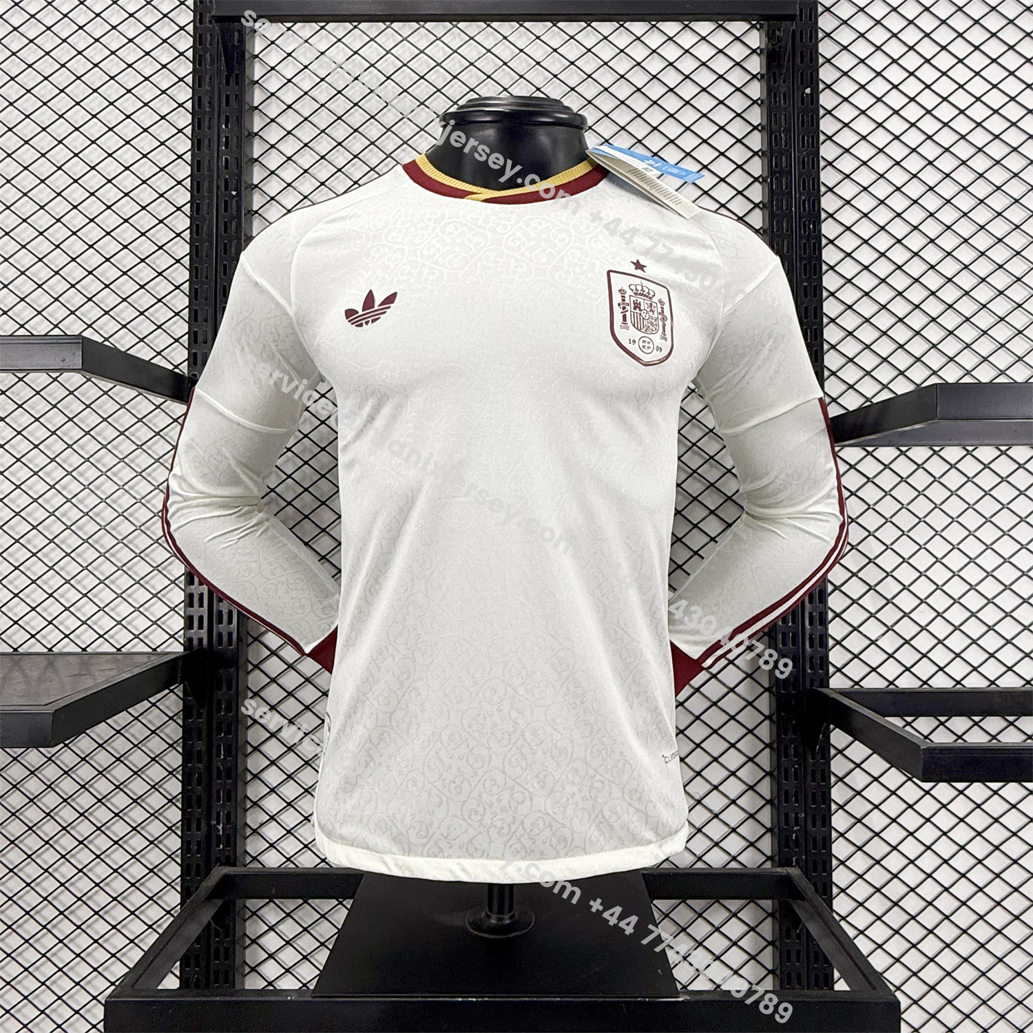 Spain 2026 Away Long Sleeves Jersey - Player Version:football jersey mysite: unitedjerseyfootball 邓江浪:football