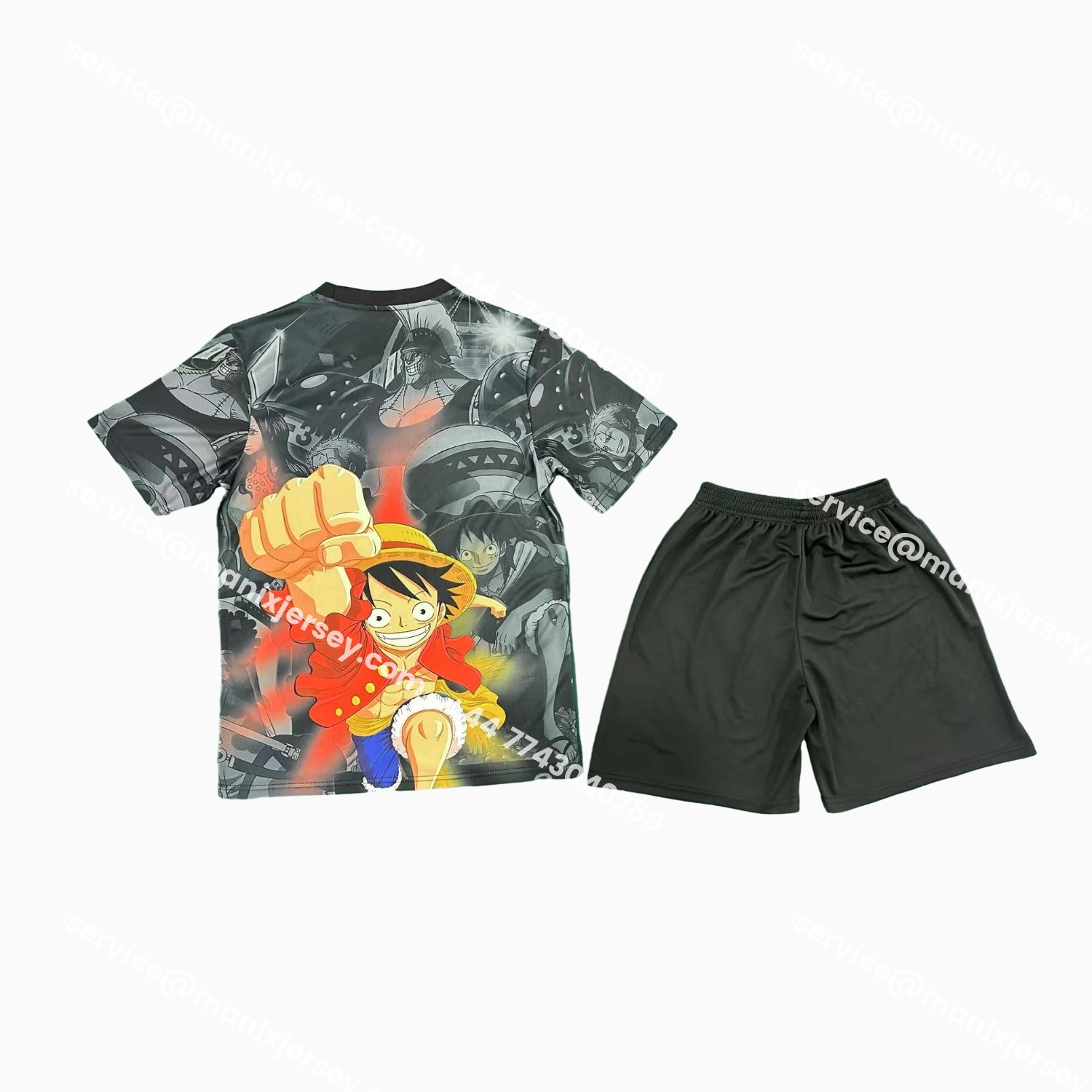 ManixJersey.com | Japan 25-26 Luffy Childhood Special Men's Adult Jersey Set - Fans Version -Customize Name, Number and Patch | Worldwide Shipping