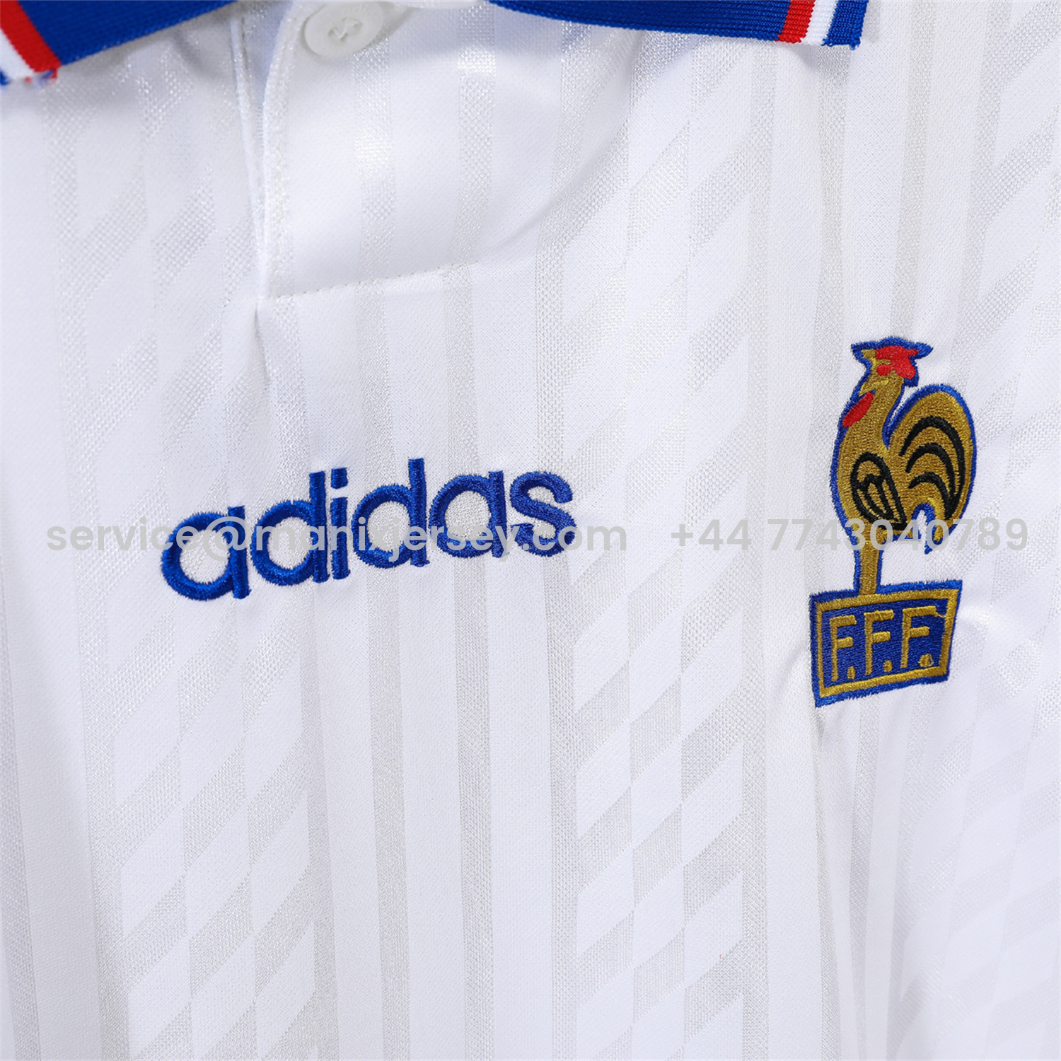 ManixJersey.com | Retro France 1994 Away Jersey -Customize Name, Number and Patch | Worldwide Shipping