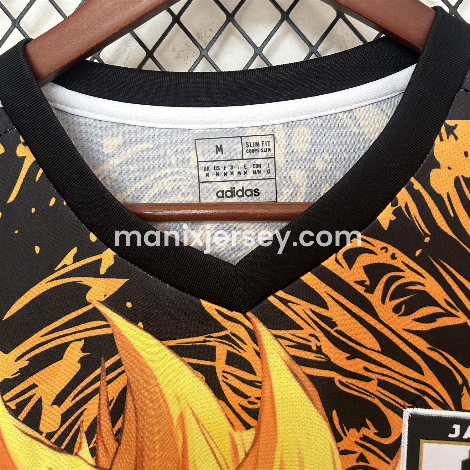 ManixJersey.com | Japan 25-26 Half-length Of Blond Son Goku Special Edition Jersey - Fans Version -Customize Name, Number and Patch | Worldwide Shipping