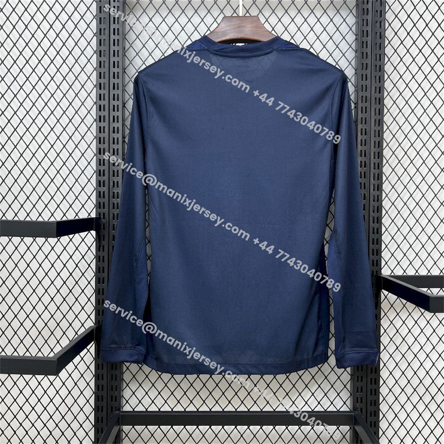 ManixJersey.com | Paris Saint-Germain PSG 25-26 Home Long Sleeves Jersey - Fans Version -Customize Name, Number and Patch | Worldwide Shipping