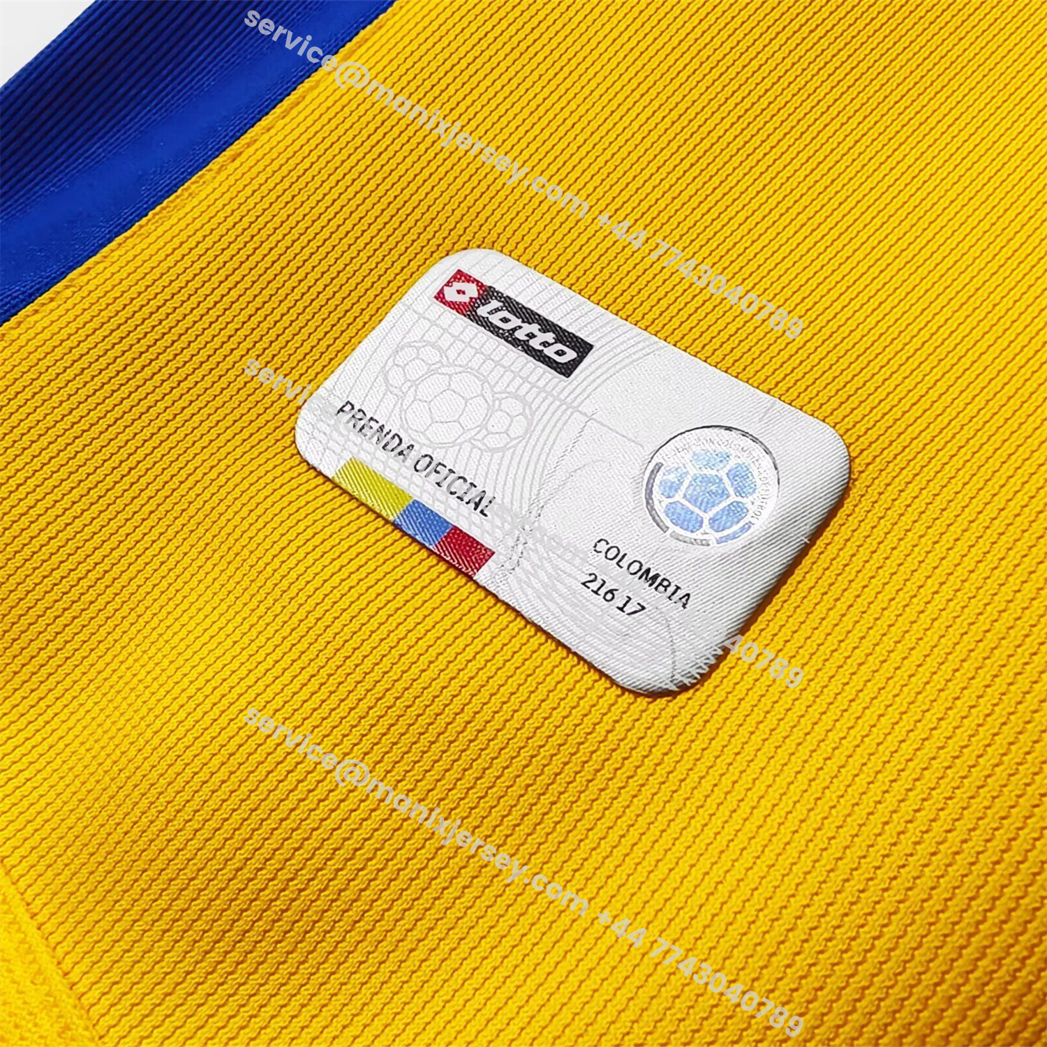 ManixJersey.com | Retro Colombia 2003-05 Home Jersey -Customize Name, Number and Patch | Worldwide Shipping