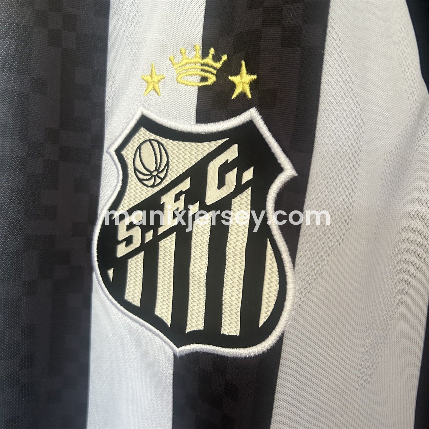 ManixJersey.com | Santos 25-26 Away Unsponsored Jersey - Fans Version -Customize Name, Number and Patch | Worldwide Shipping