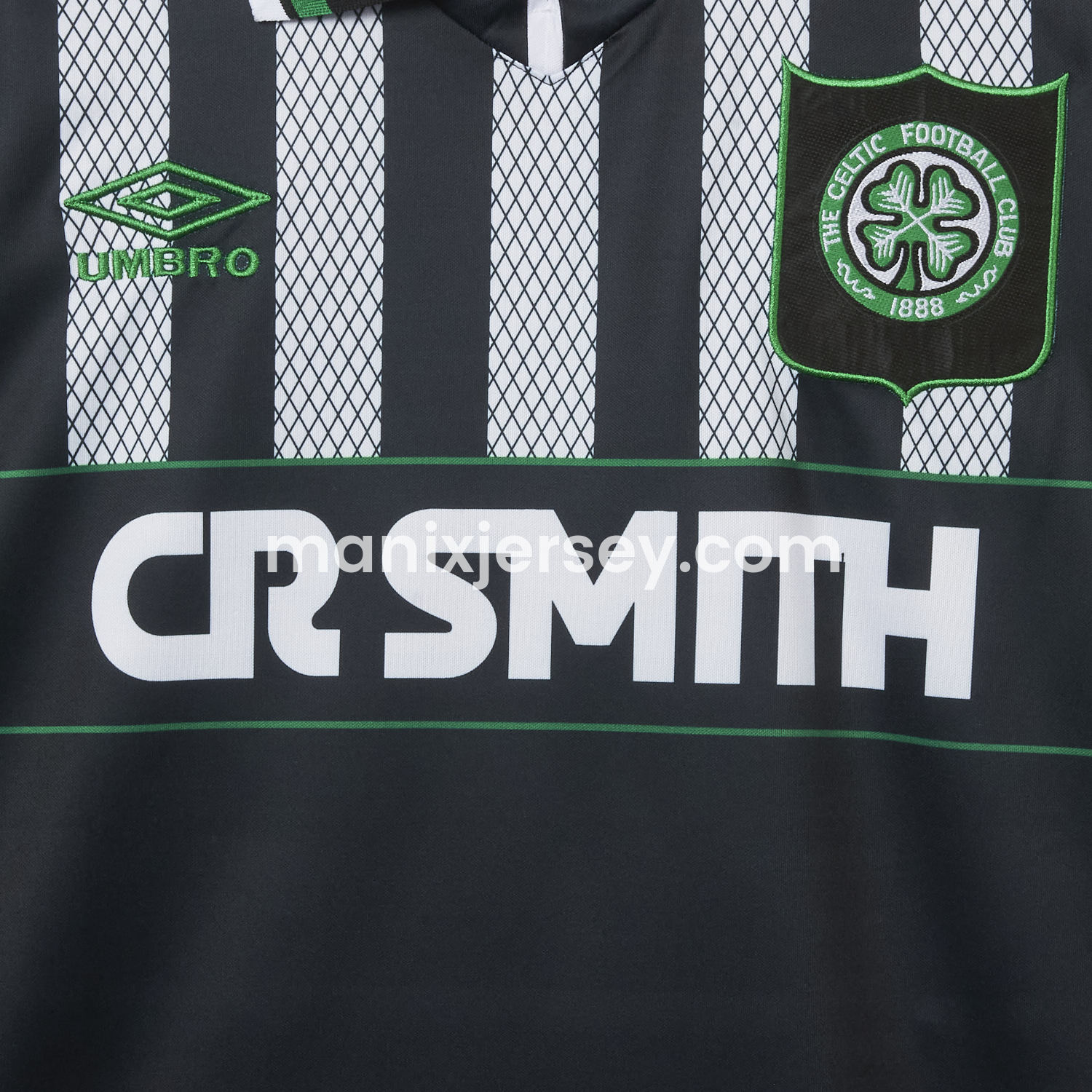 ManixJersey.com | Retro Celtic 1994-96 Away Jersey -Customize Name, Number and Patch | Worldwide Shipping