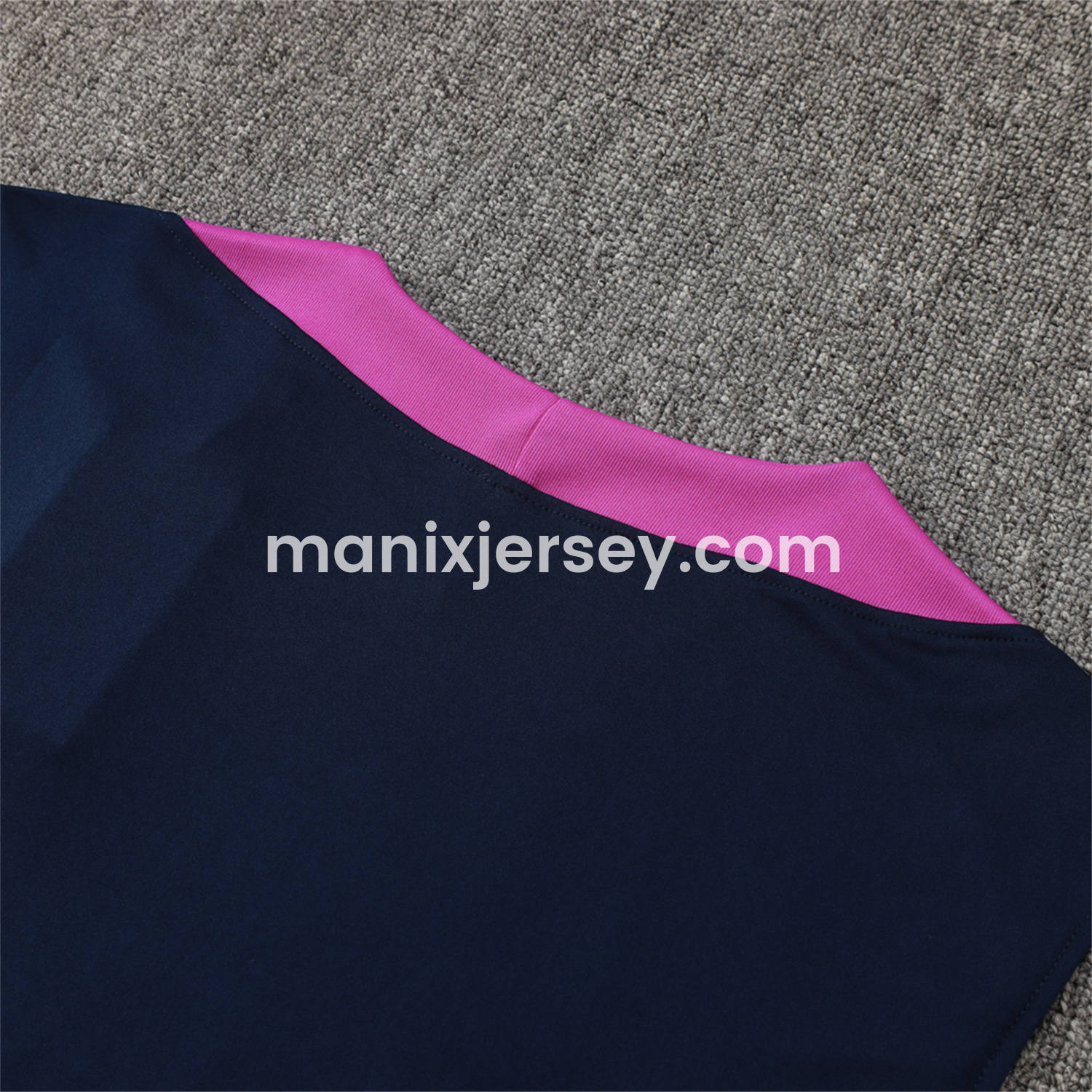 ManixJersey.com | Barcelona 25-26 Vest Training Set - Deep Blue Black Vest and Shorts -Customize Name, Number and Patch | Worldwide Shipping