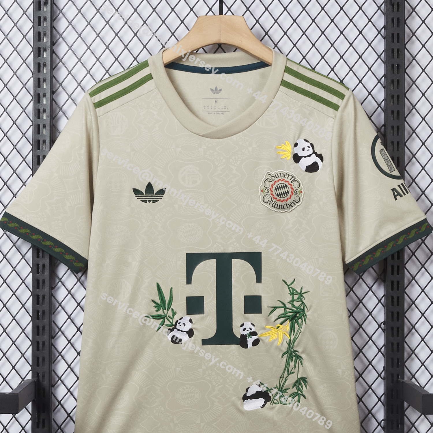 ManixJersey.com | 【Panda Bamboo Embroidered Version】Bayern Munich 25-26 Oktoberfest Jersey - Fans Version -Customize Name, Number and Patch | Worldwide Shipping