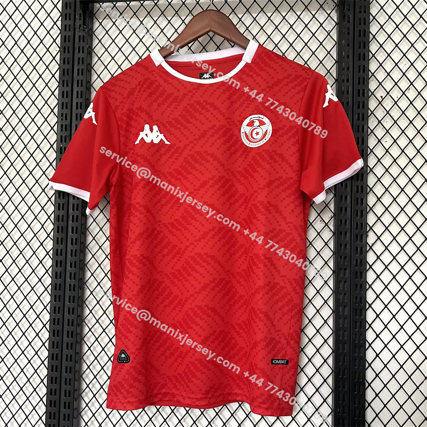 ManixJersey.com | Tunisia 2026 Home Red Jersey - Fans Version -Customize Name, Number and Patch | Worldwide Shipping