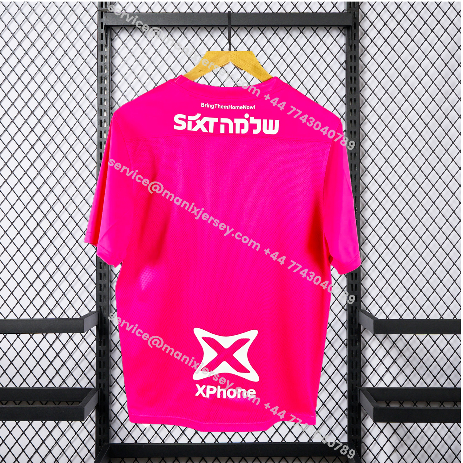 ManixJersey.com | Hapoel Tel Aviv 25-26 October Pink Special Jersey - Fans Version -Customize Name, Number and Patch | Worldwide Shipping