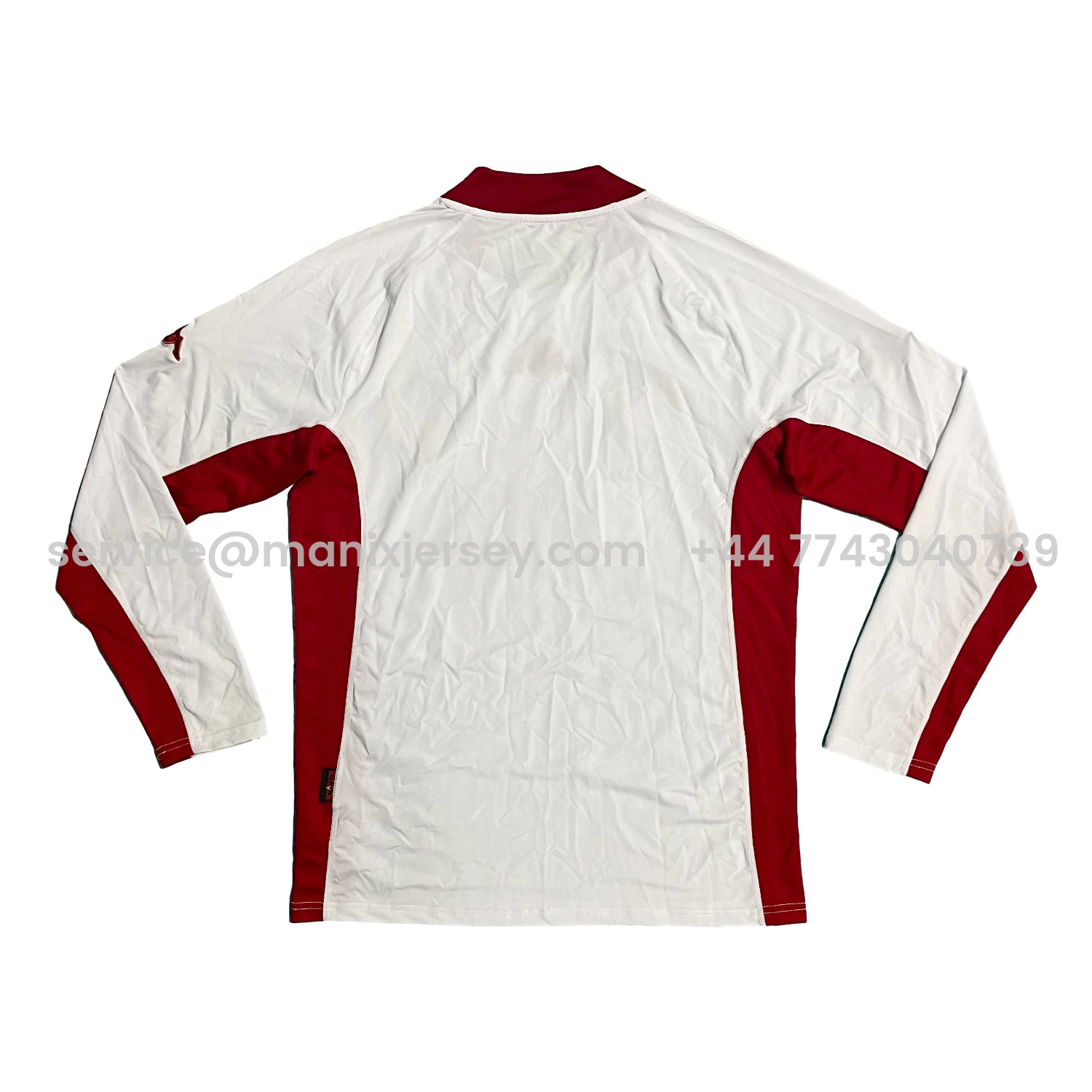 ManixJersey.com | Retro Roma 2001-02 Away Long Sleeves Jersey -Customize Name, Number and Patch | Worldwide Shipping