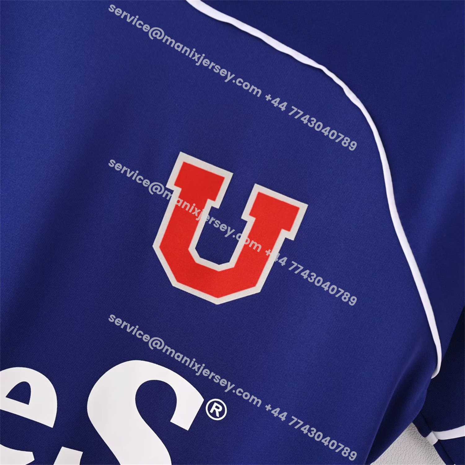ManixJersey.com | Retro Universidad De Chile 1999-00 Home Blue Jersey -Customize Name, Number and Patch | Worldwide Shipping