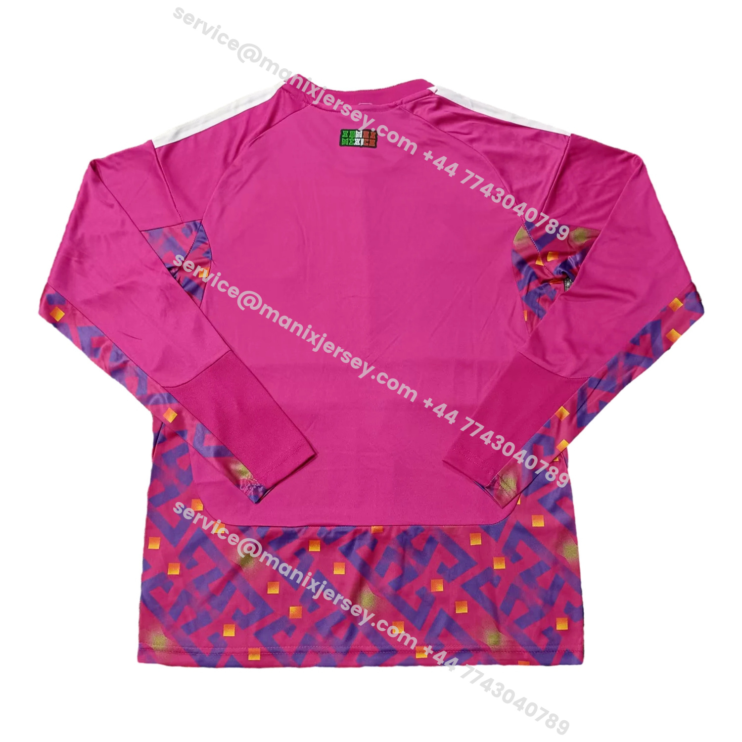 ManixJersey.com | Mexico 25-26 Pink Goalkeeper Long Sleeves Jersey (Leaked Version) - Fans Version -Customize Name, Number and Patch | Worldwide Shipping