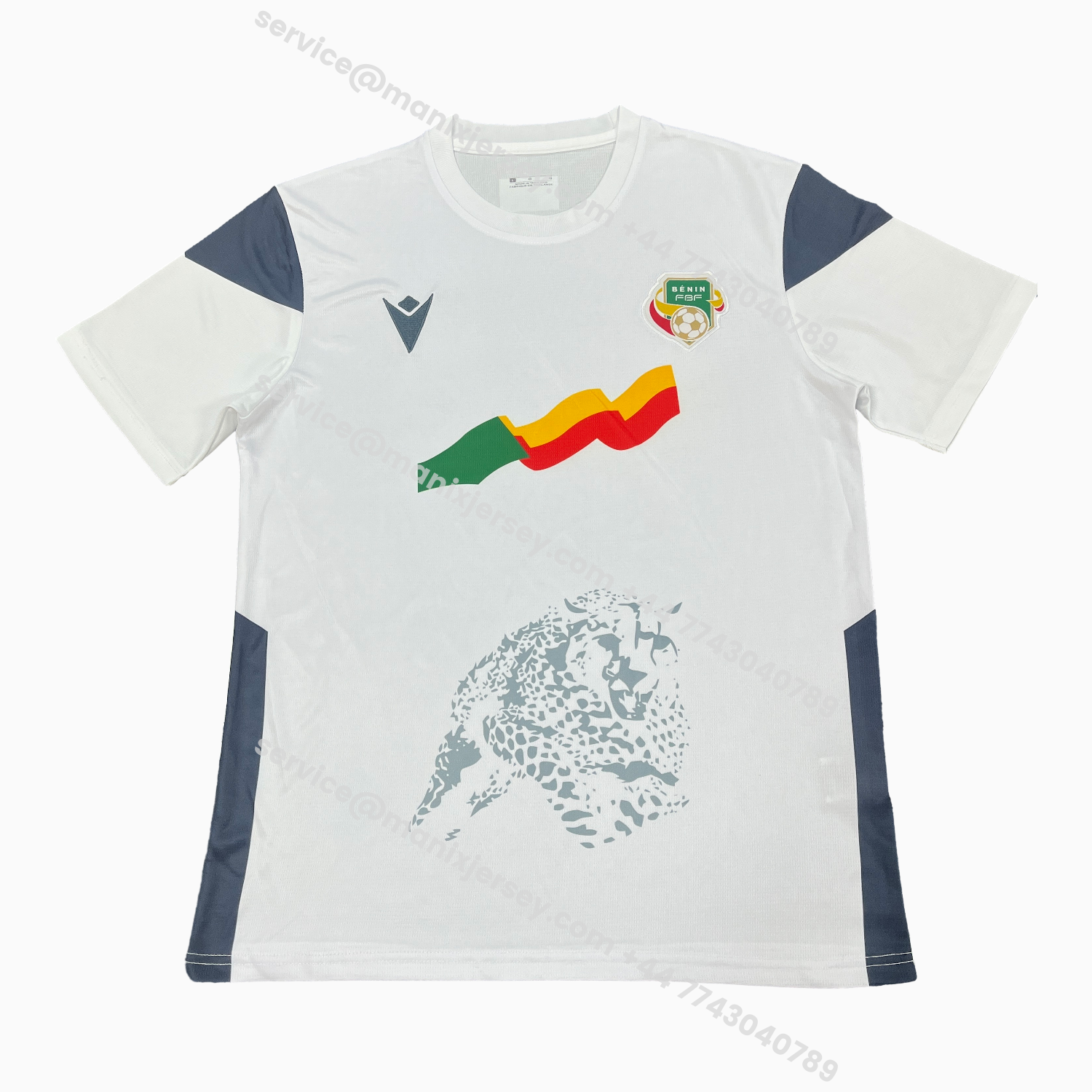 ManixJersey.com | Benin 2026 Away White Jersey - Fans Version -Customize Name, Number and Patch | Worldwide Shipping