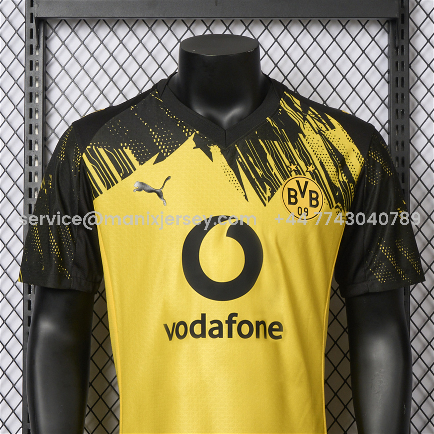 ManixJersey.com | Dortmund 25-26 Home Jersey With Chest Sponsor - Player Version -Customize Name, Number and Patch | Worldwide Shipping