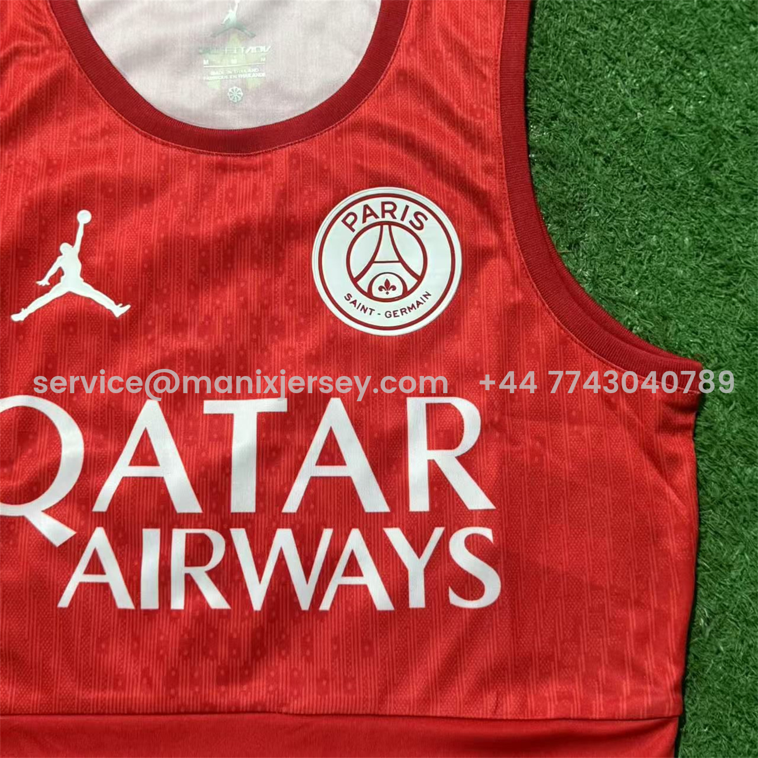 ManixJersey.com | Women's Paris Saint-Germain PSG 25-26 Red Yoga Vest -Customize Name, Number and Patch | Worldwide Shipping