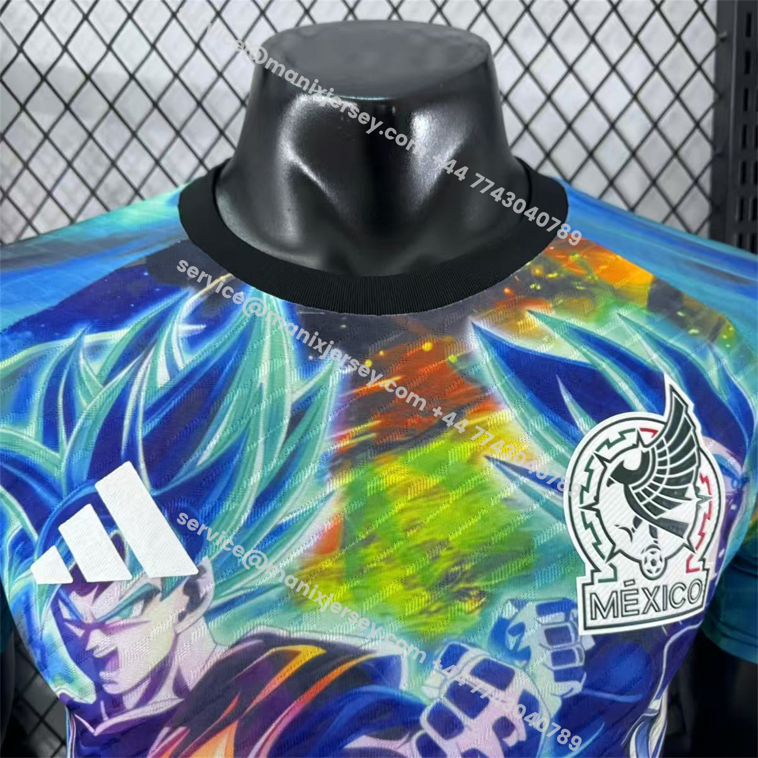 ManixJersey.com | Mexico 25-26 Dragon Ball Goku And Bejita Special Jersey - Player Version -Customize Name, Number and Patch | Worldwide Shipping