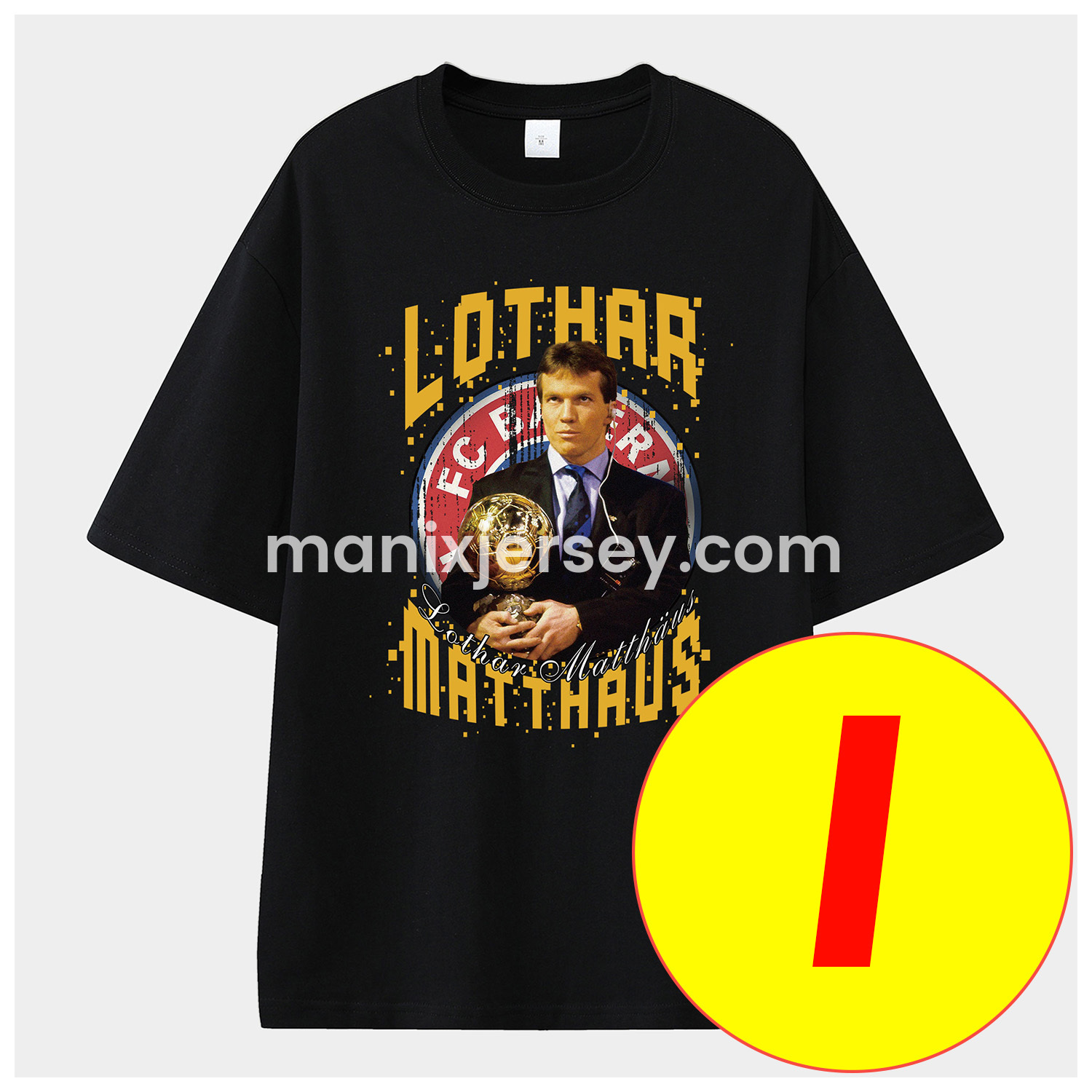 ManixJersey.com | Bayern Munich 125th Legendary Players Unisex Pure Cotton T-shirt -Customize Name, Number and Patch | Worldwide Shipping