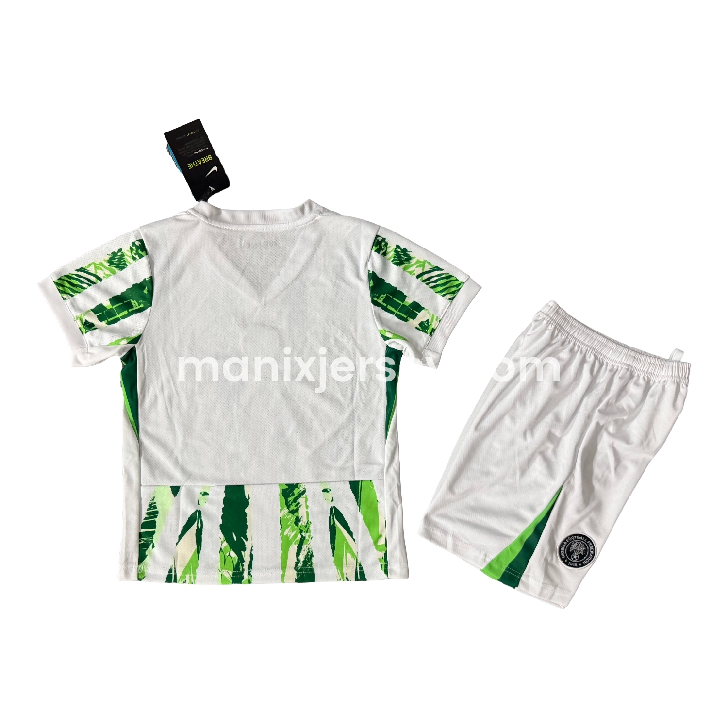 ManixJersey.com | Nigeria Women 25-26 Away Kids Kit -Customize Name, Number and Patch | Worldwide Shipping