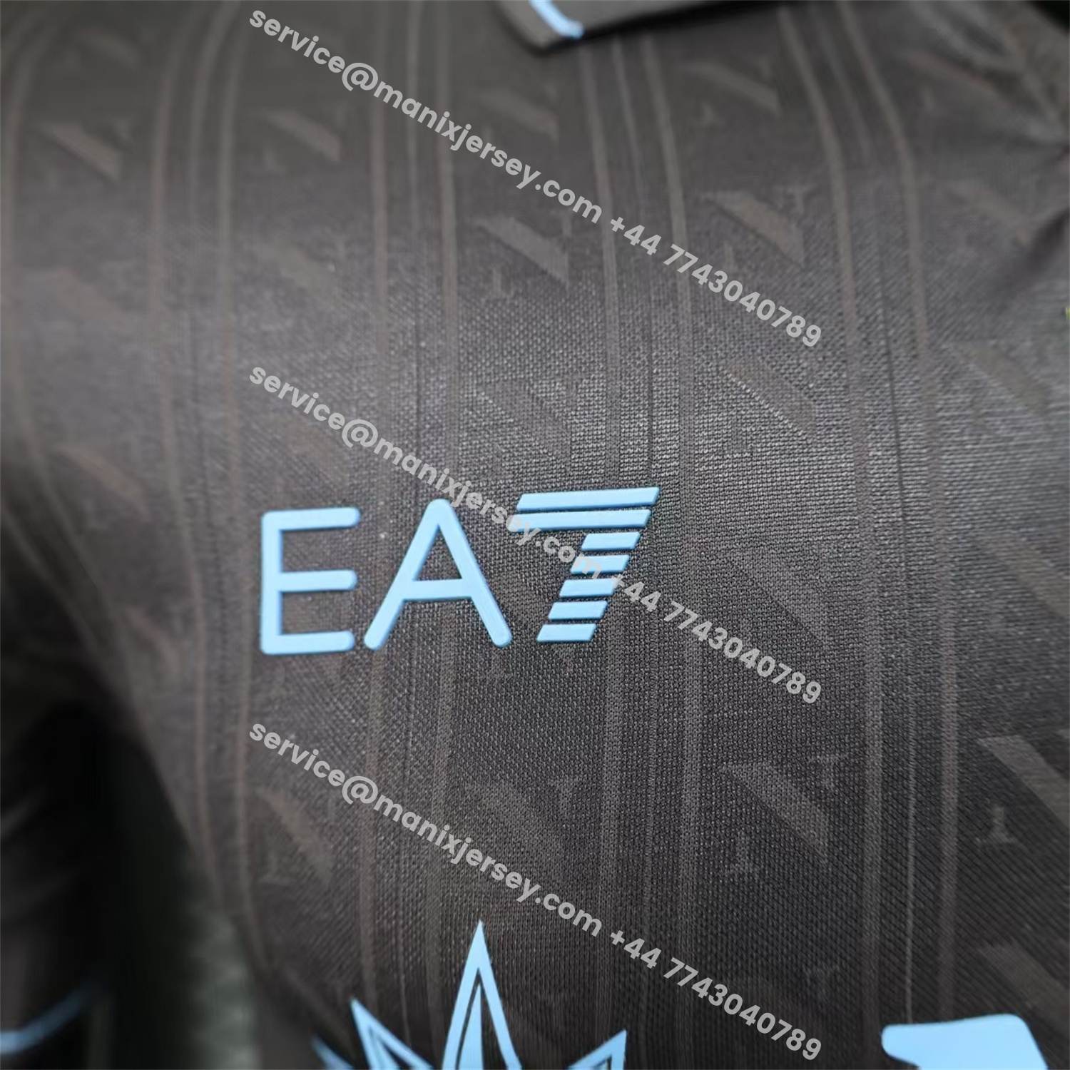 ManixJersey.com | Napoli 25-26 Third Black Jersey - Player Version -Customize Name, Number and Patch | Worldwide Shipping