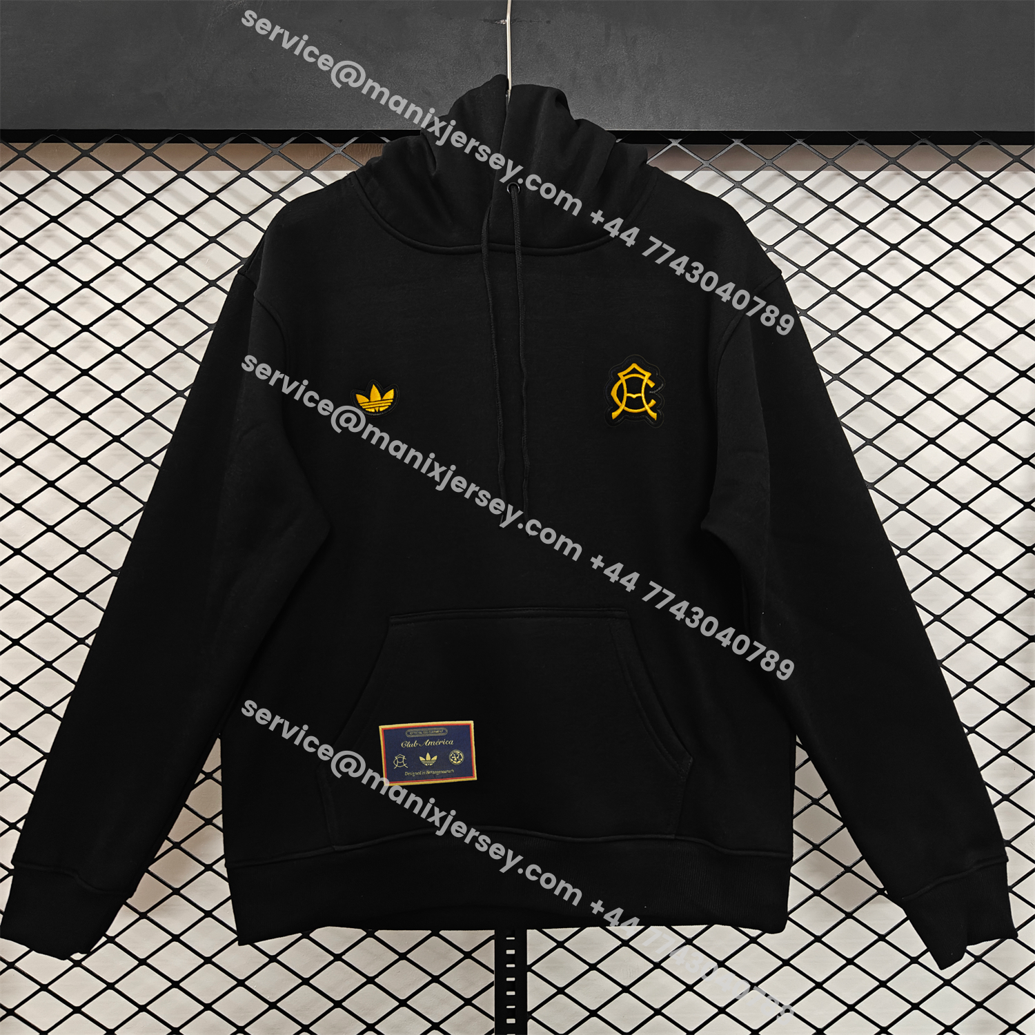 ManixJersey.com | Club América 25-26 Originals Terrace Icon Unisex Pullover Hoodie -Customize Name, Number and Patch | Worldwide Shipping
