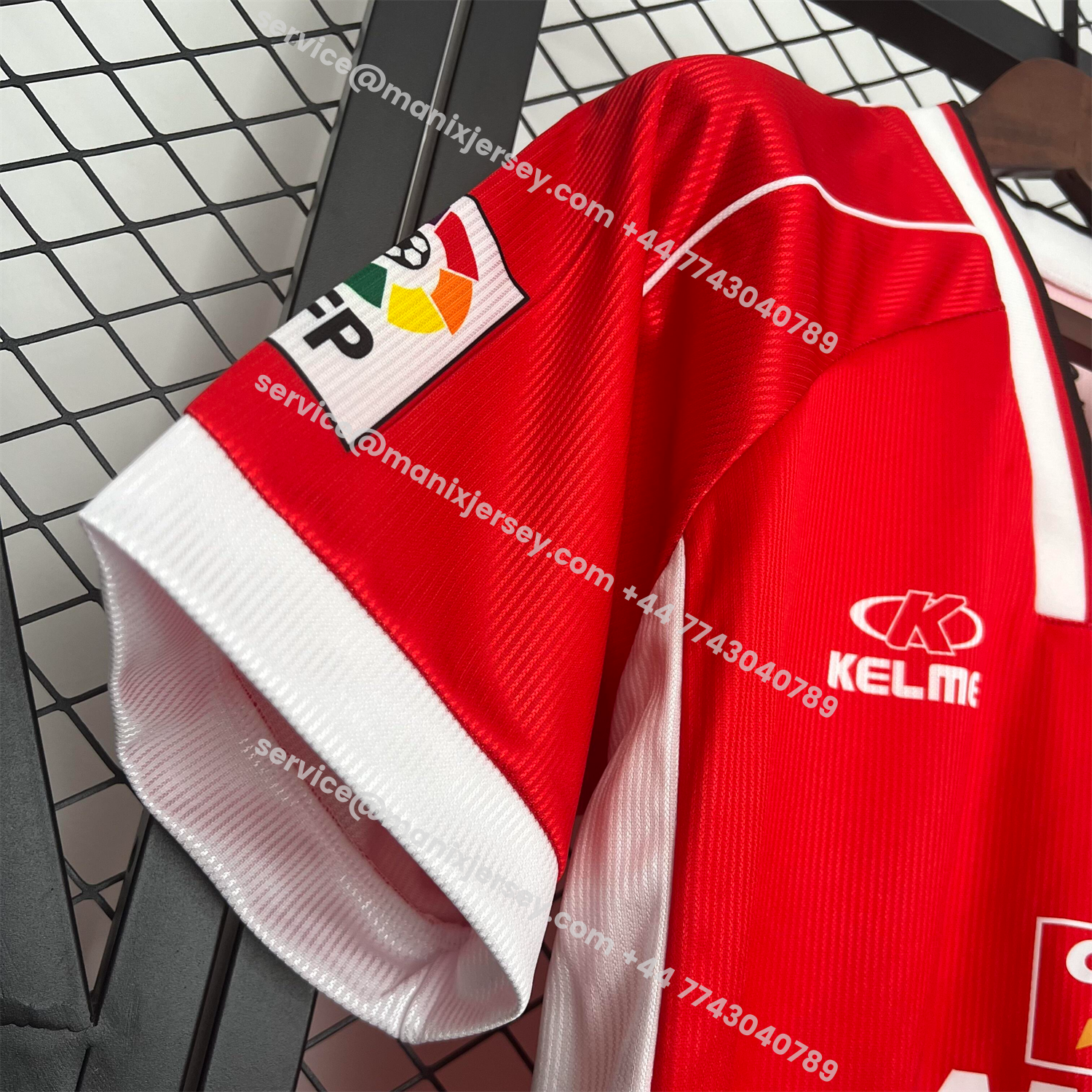 ManixJersey.com | Retro Real Murcia CF 1999-00 Home Red Jersey -Customize Name, Number and Patch | Worldwide Shipping