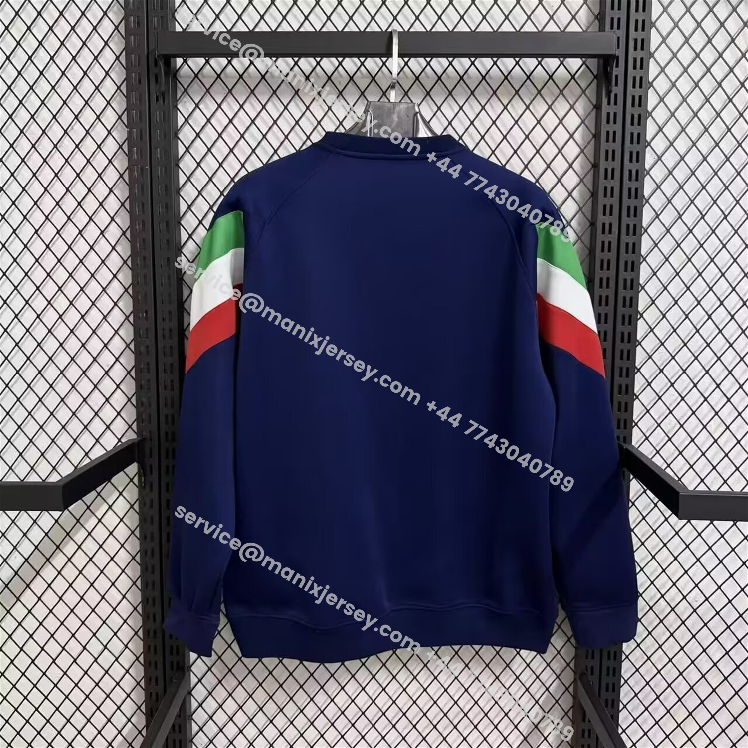 ManixJersey.com | Italy 2026 Deep Blue Unisex Pullover Hoodie -Customize Name, Number and Patch | Worldwide Shipping