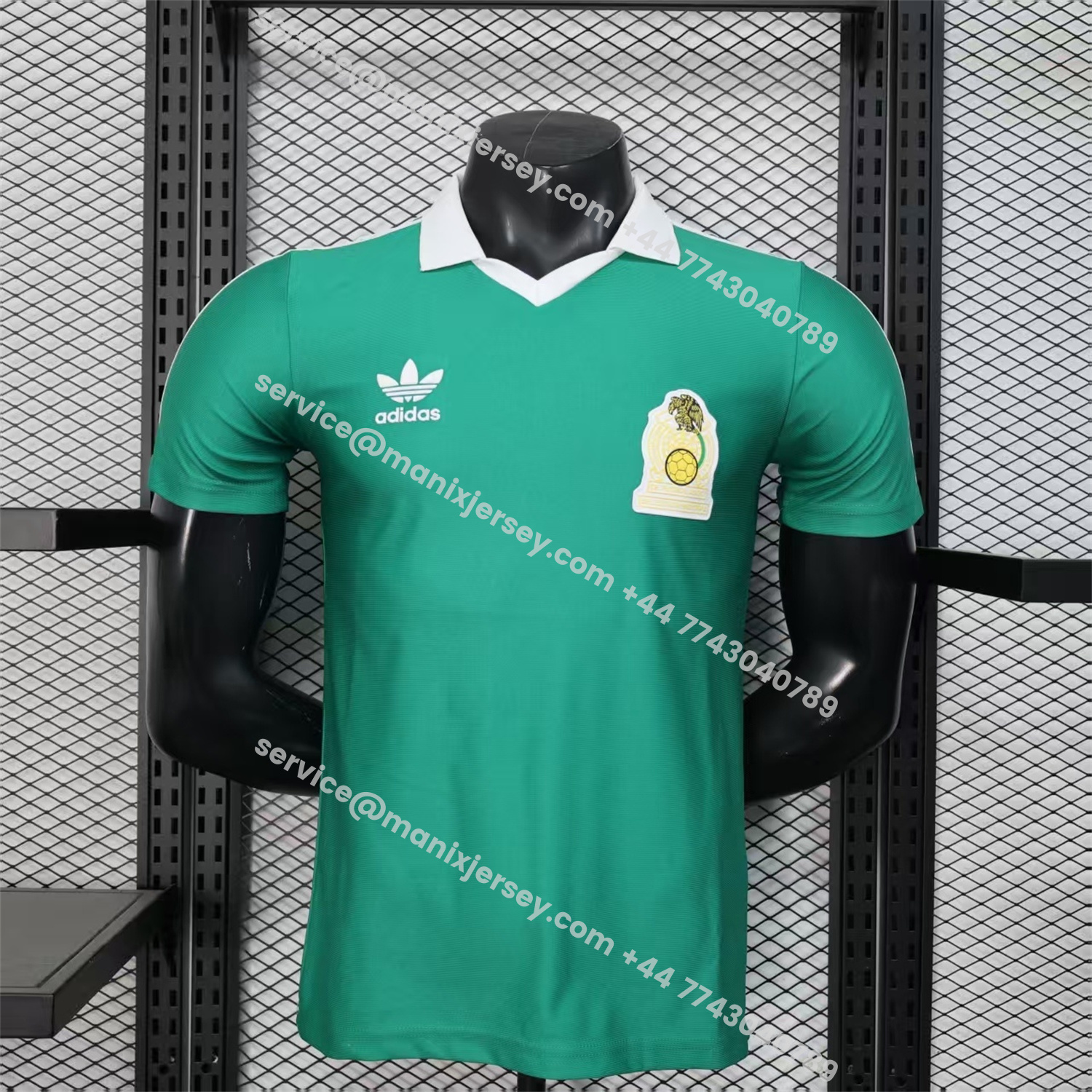 ManixJersey.com | Retro Mexico 1986 Home Jersey - Player Version -Customize Name, Number and Patch | Worldwide Shipping