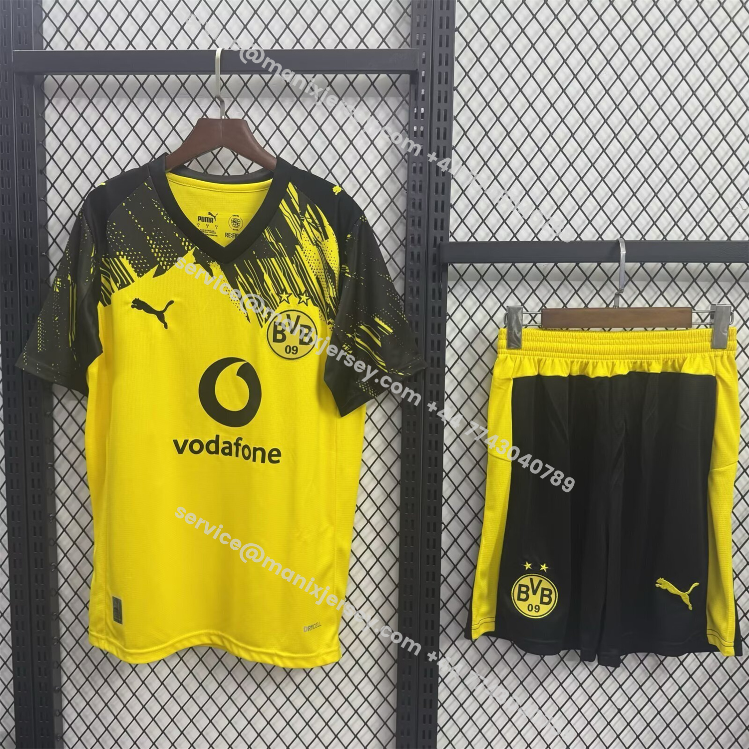 ManixJersey.com | Dortmund 25-26 Home Kids Kit -Customize Name, Number and Patch | Worldwide Shipping