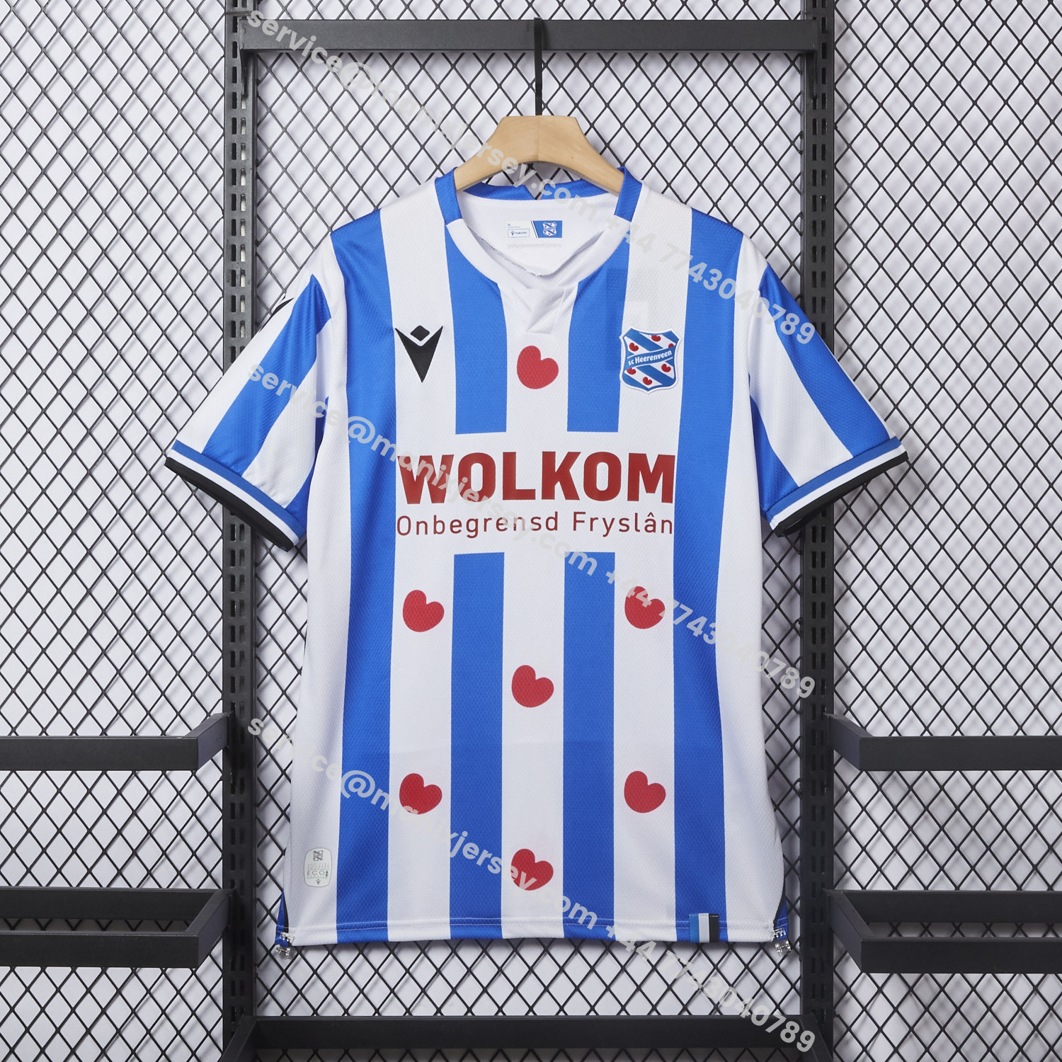 ManixJersey.com | SC Heerenveen 25-26 Home Jersey - Fans Version -Customize Name, Number and Patch | Worldwide Shipping