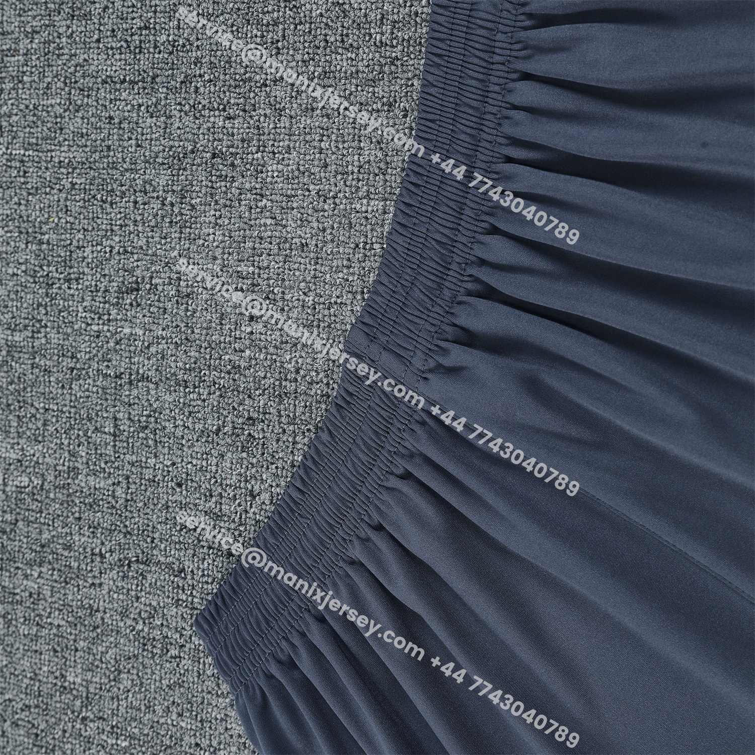 ManixJersey.com | Real Madrid 25-26 Long-Sleeve Training Set - Deep Gray Top & Gray Shorts -Customize Name, Number and Patch | Worldwide Shipping