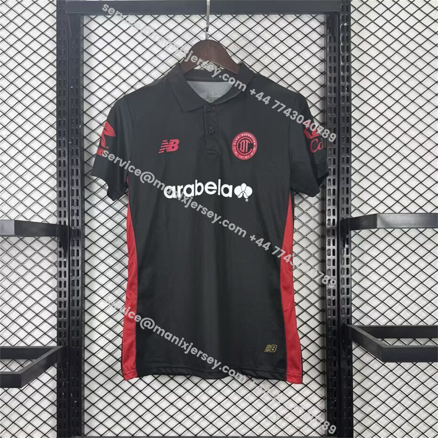 ManixJersey.com | Women's Toluca 25-26 Third Black Jersey -Customize Name, Number and Patch | Worldwide Shipping