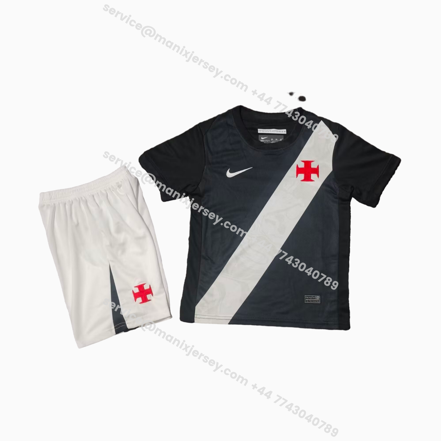 Vasco da Gama 26-27 Home Unsponsored Kids Kit:football jersey mysite: unitedjerseyfootball 邓江浪:football